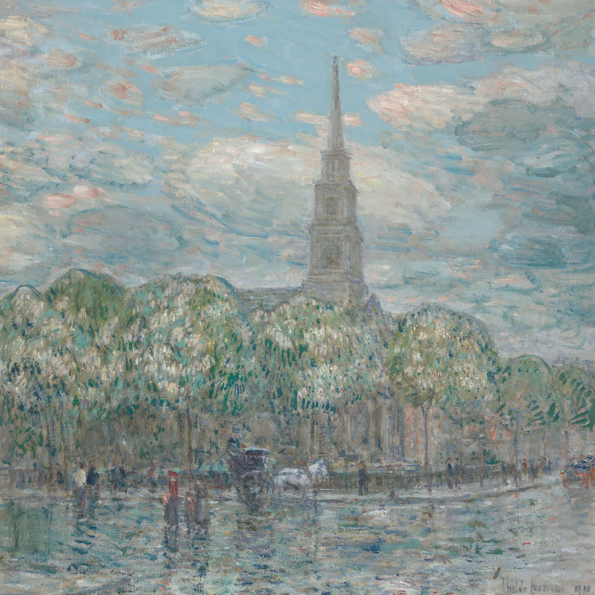 St. Marks In The Bowery by Childe Hassam - Image 4