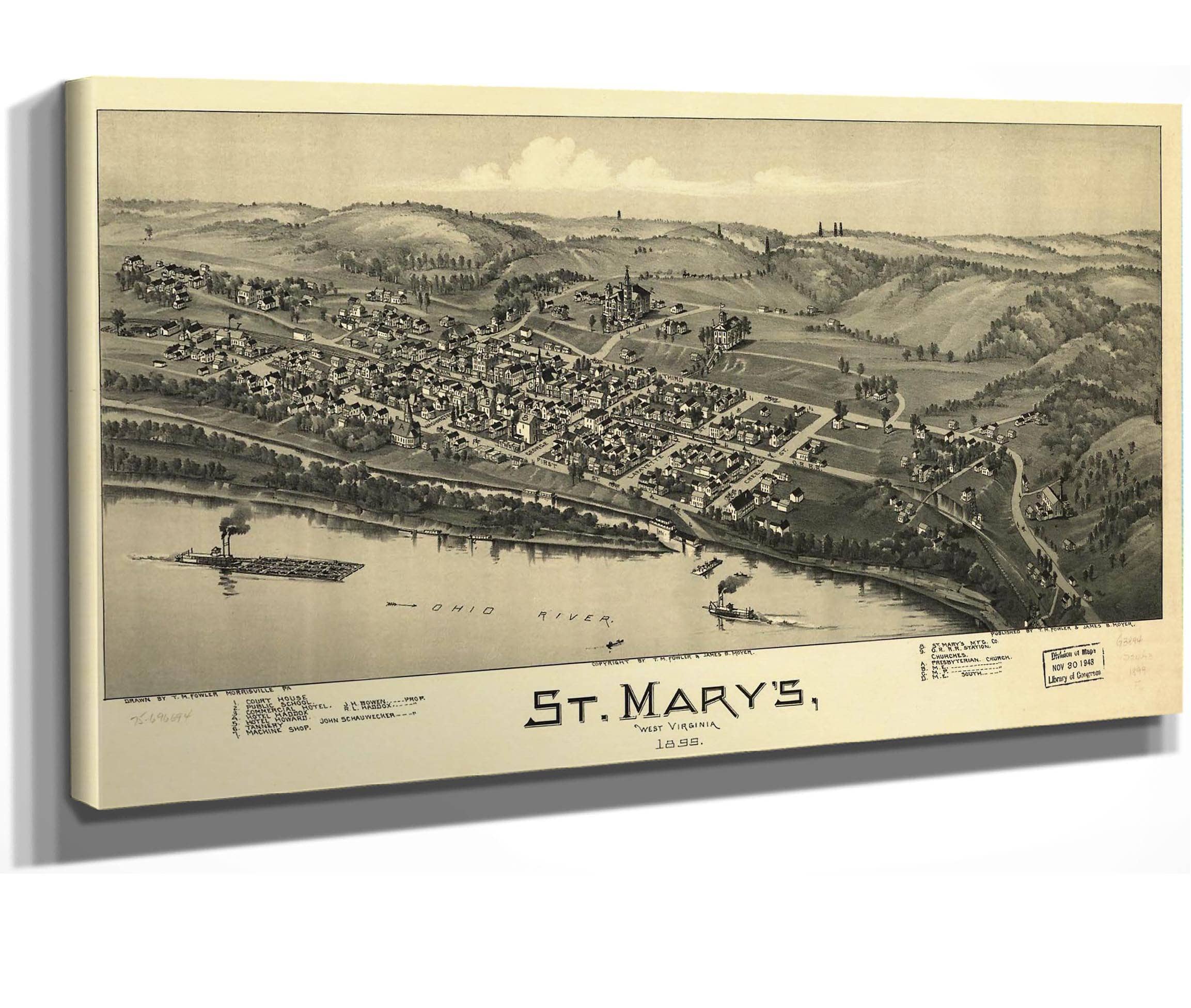 St Marys West Virginia 1899 State Of West Virginia