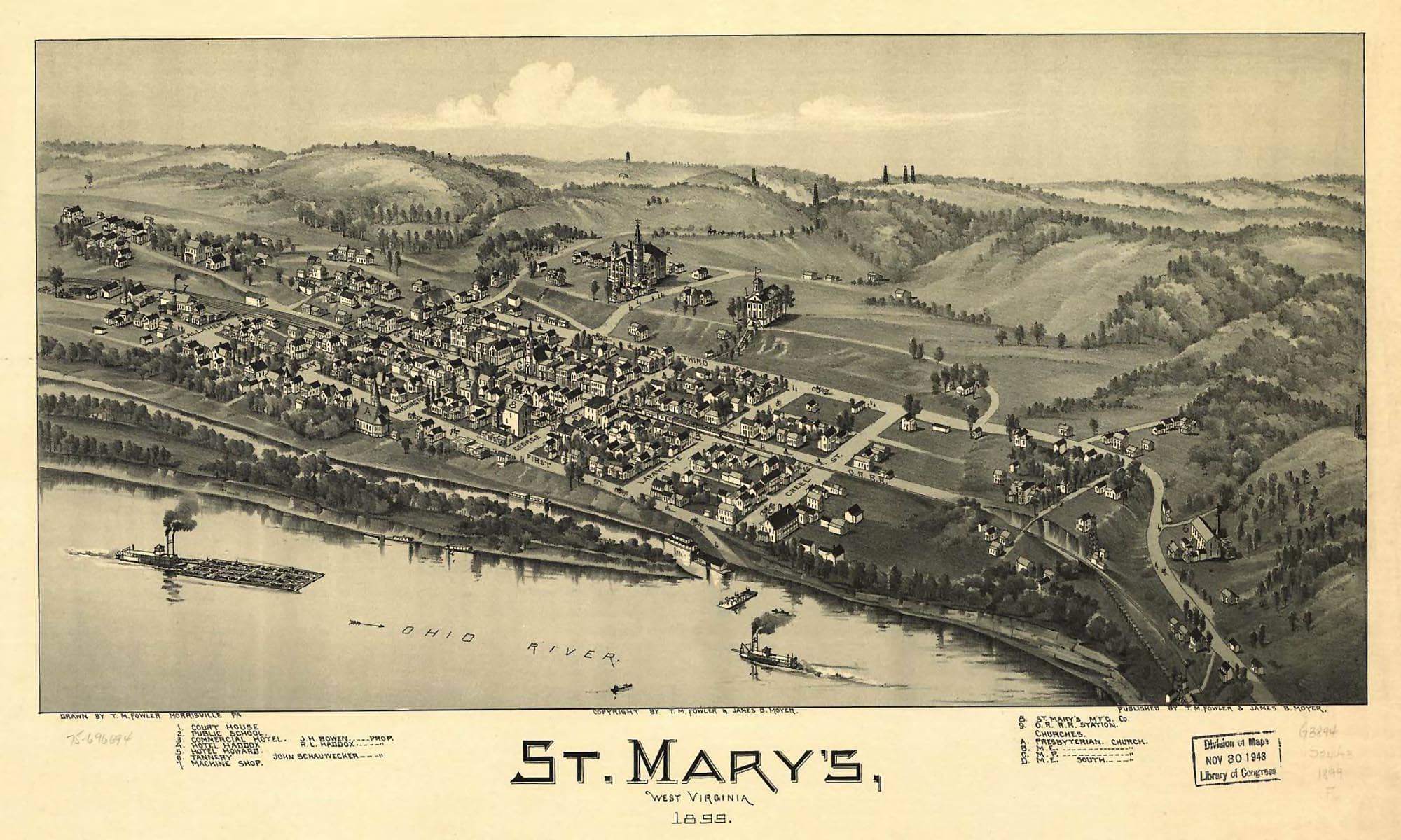 St Marys West Virginia 1899 State Of West Virginia - Image 3