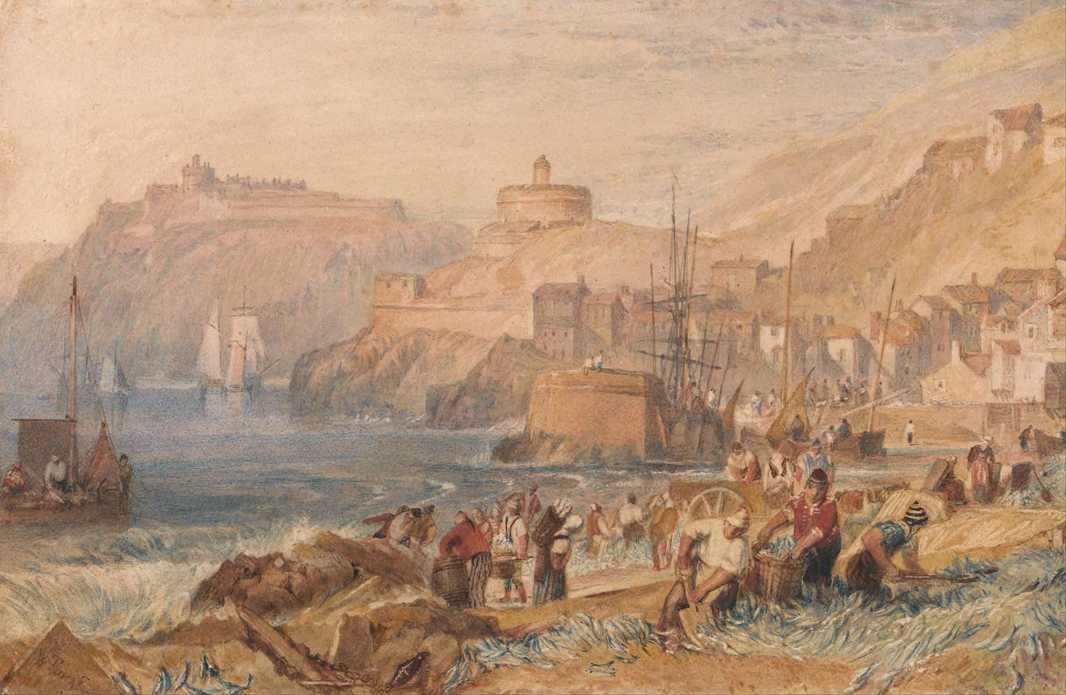 St Mawes Cornwall by Joseph Mallord William Turner - Image 2