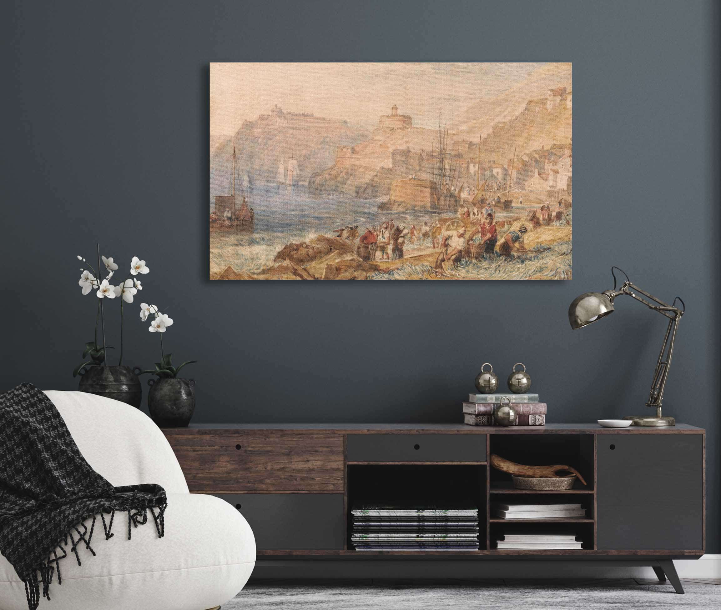 St Mawes Cornwall by Joseph Mallord William Turner - Image 5