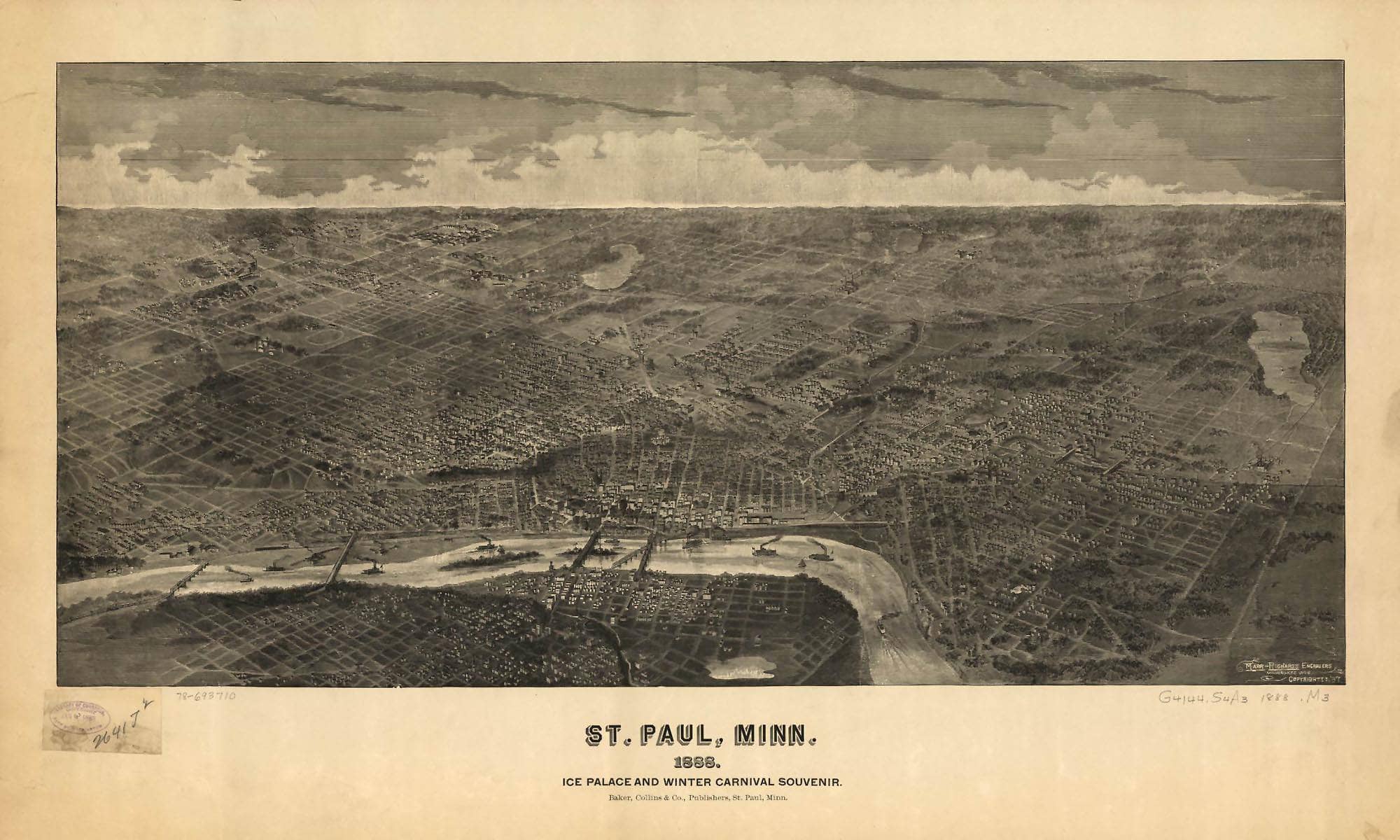 St Paul Minn  Ice Palace And Winter Carnival Souvenir  State Of Minnesota - Image 6