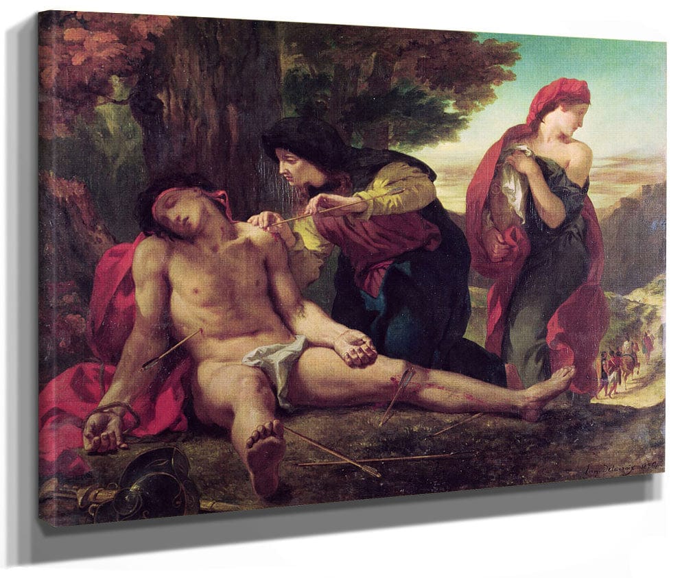 St. Sebastian By Ferdinand Victor Eugene Delacroix