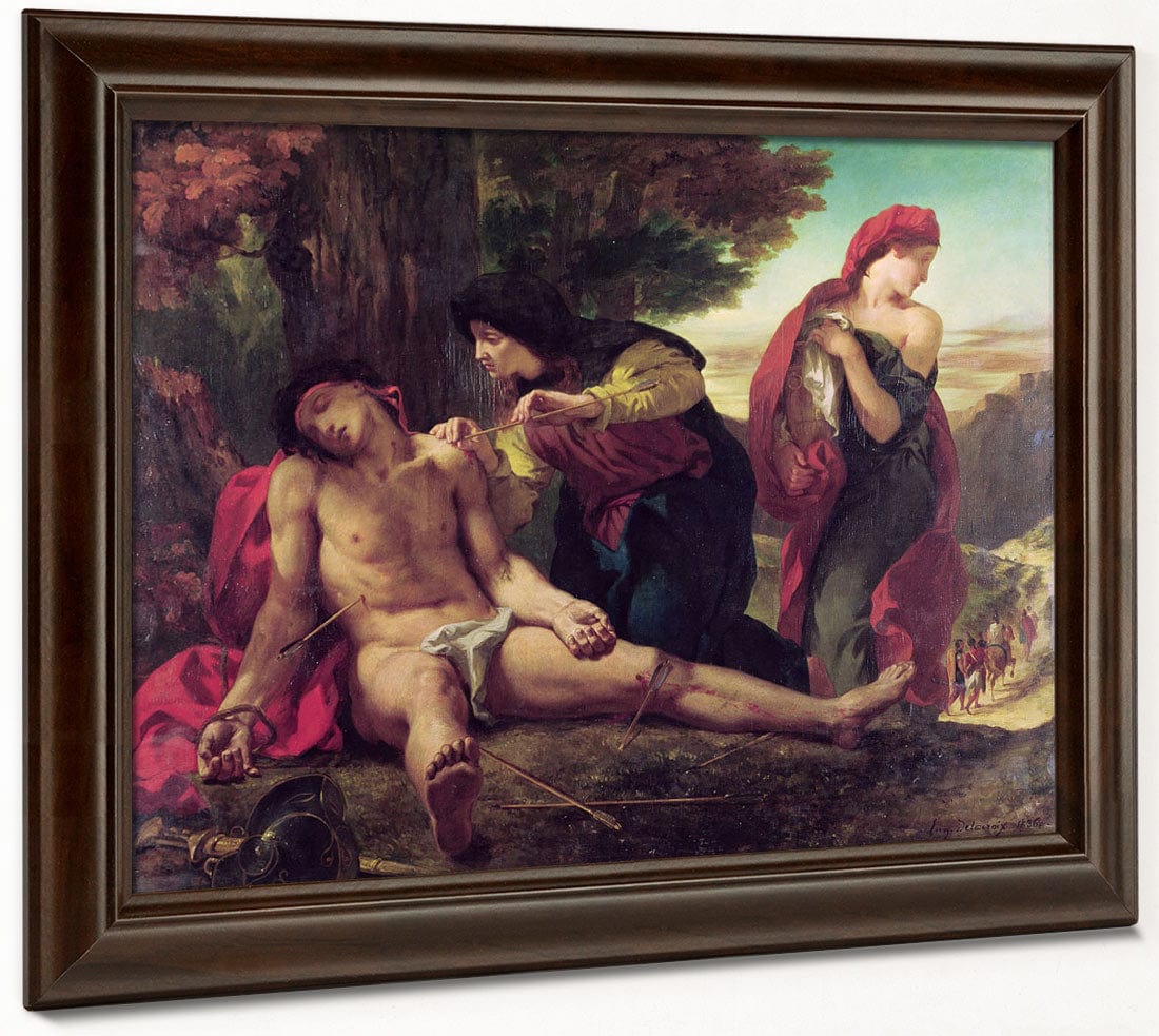 St. Sebastian By Ferdinand Victor Eugene Delacroix - Image 6