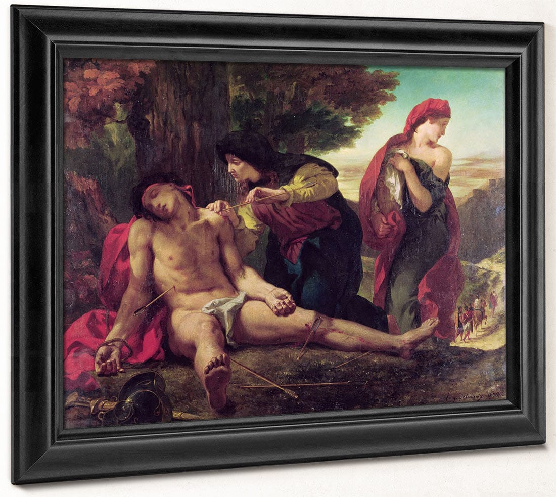 St. Sebastian By Ferdinand Victor Eugene Delacroix - Image 8