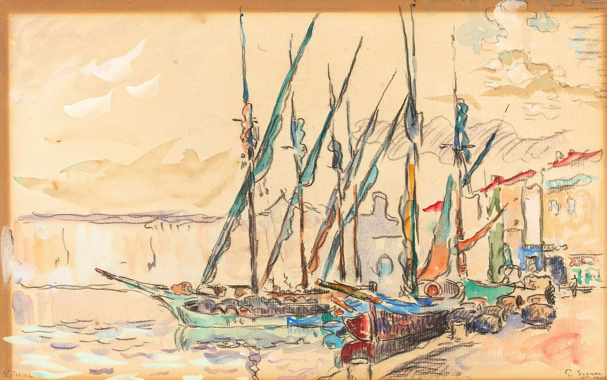 St Tropez by Paul Signac - Image 2