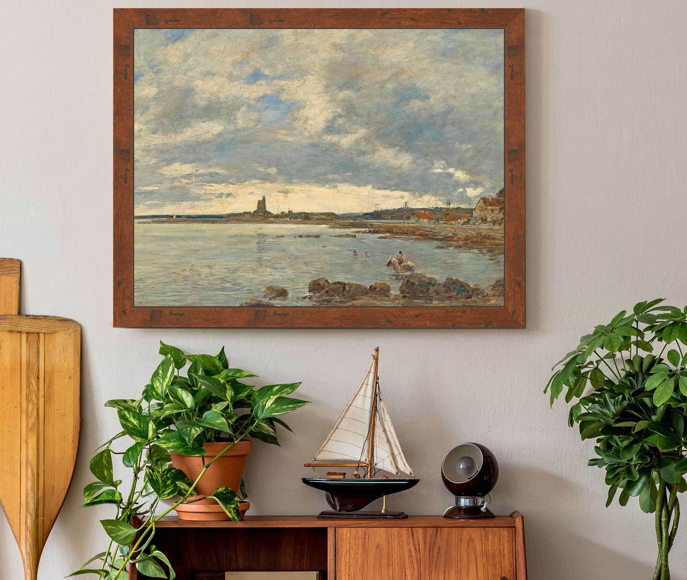 St Vaast La Hougue by Eugene Boudin - Image 3