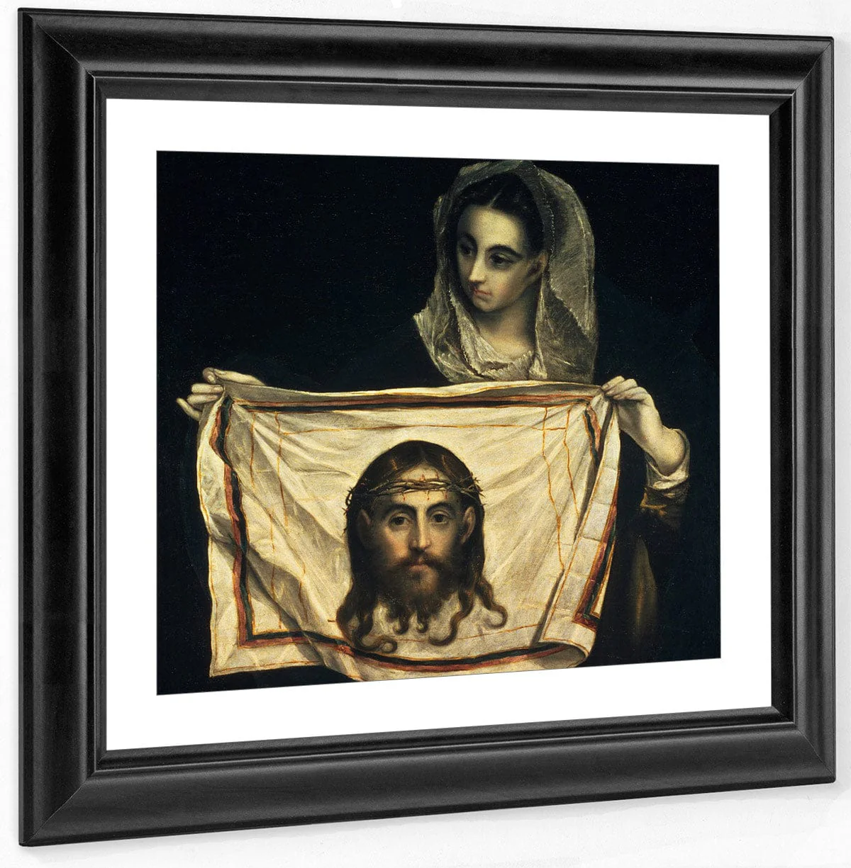 St.Veronica With The Holy Shroud I By El Greco - Image 2