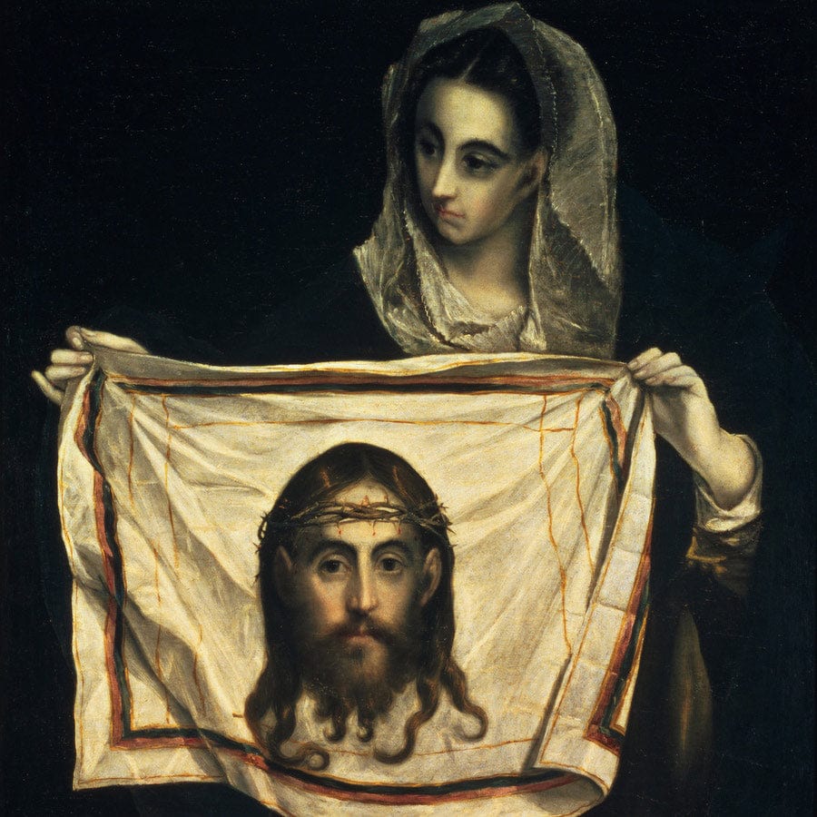 St.Veronica With The Holy Shroud I By El Greco - Image 5