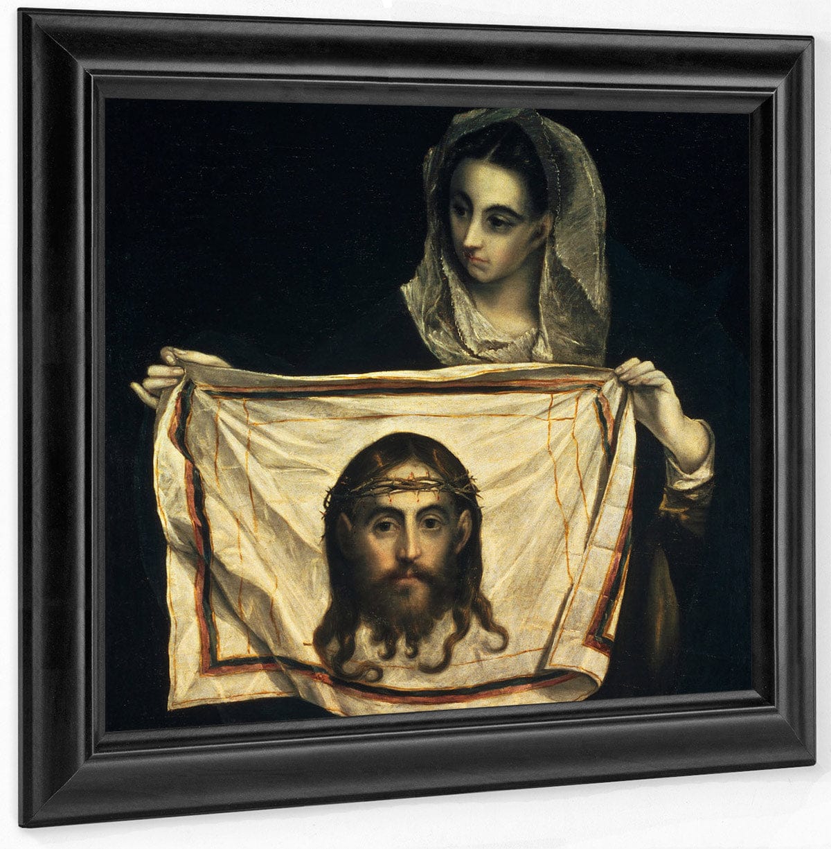 St.Veronica With The Holy Shroud I By El Greco - Image 6