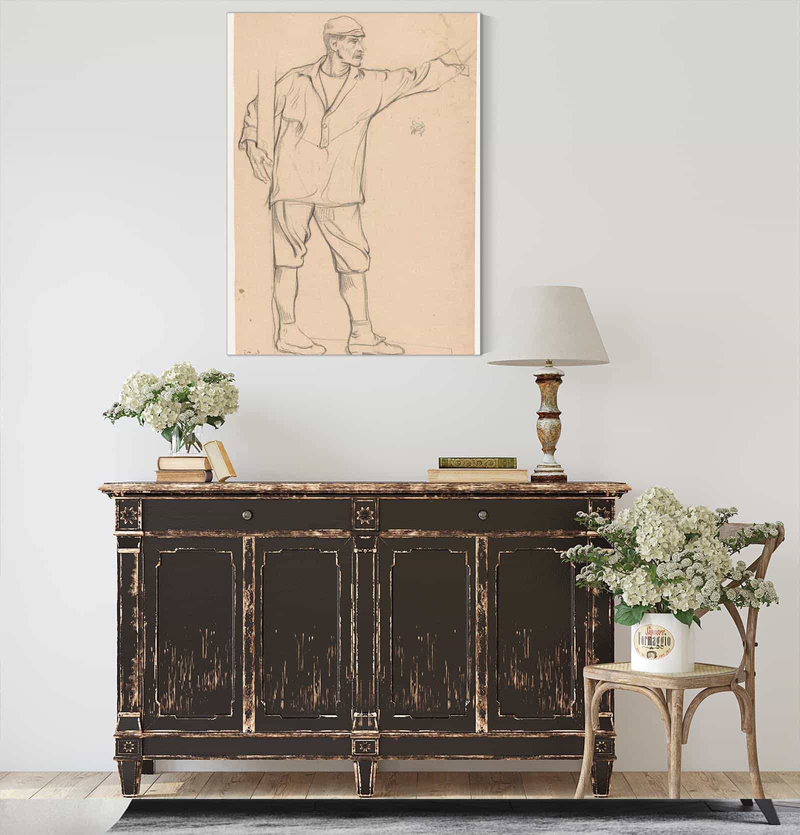 Staande Man Met Uitgestrekte Arm by Richard Nicolaus Roland Holst - Image 4