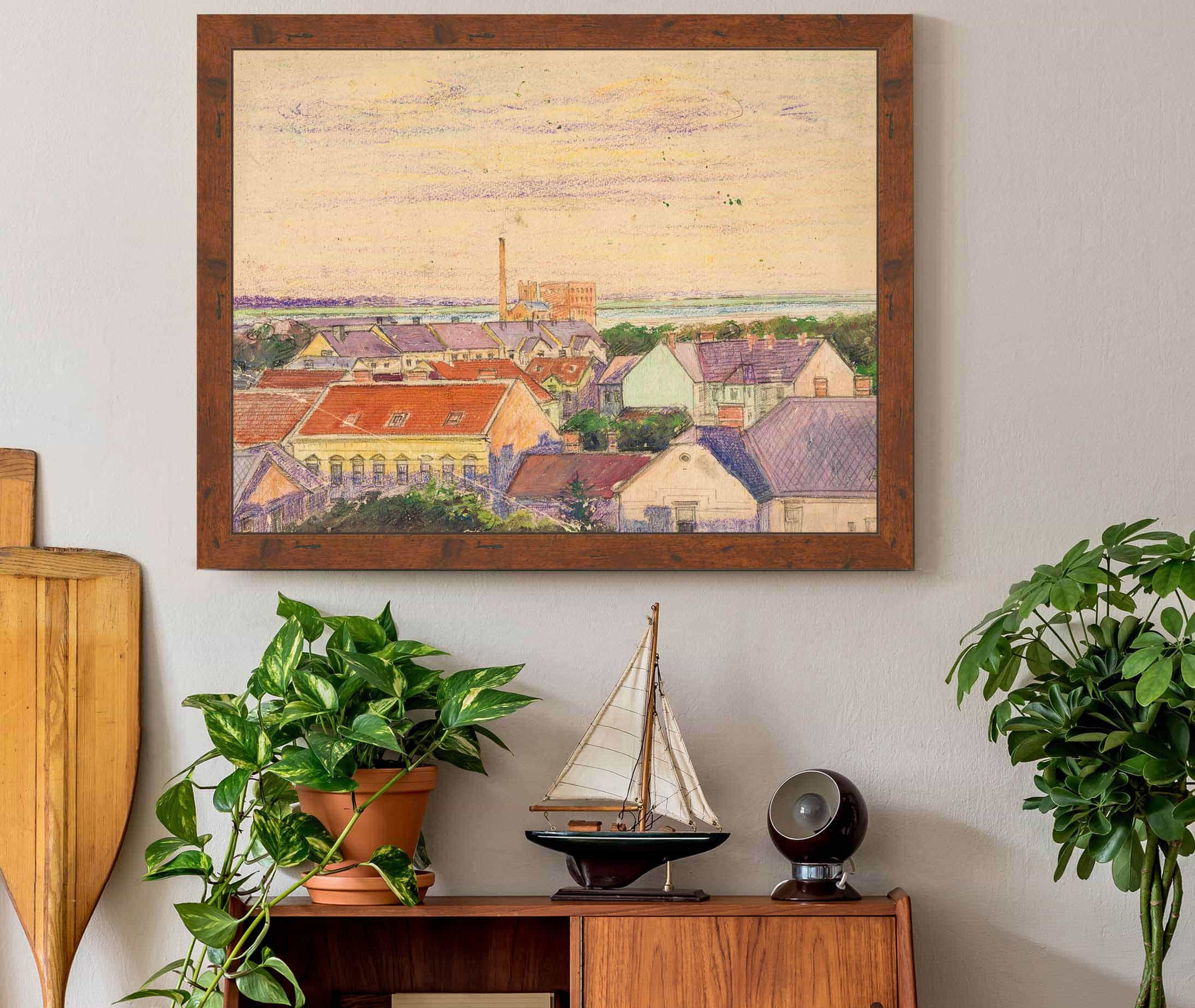 Stadtansicht by Egon Schiele - Image 3