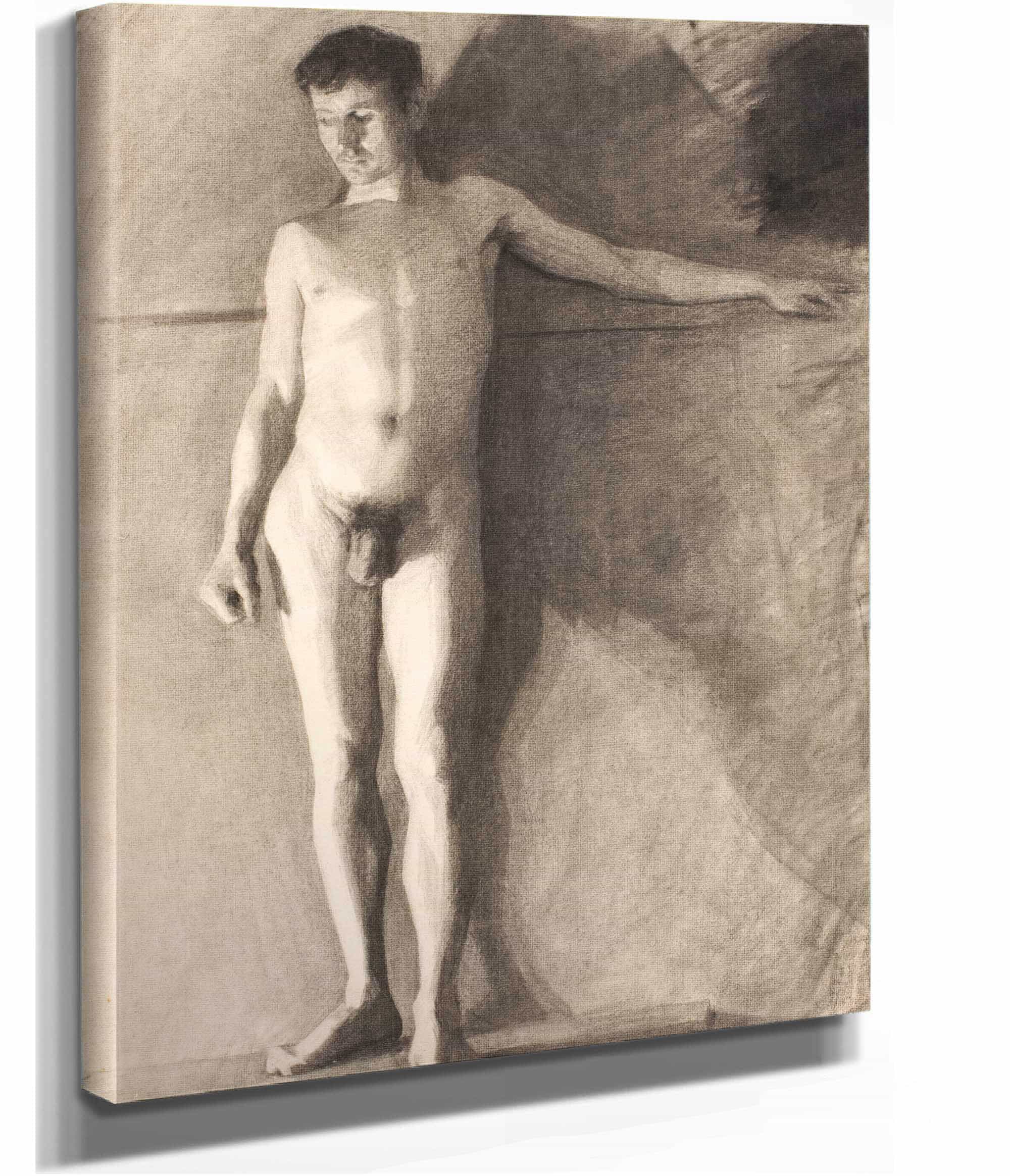 Staende Mandlig Model by Vilhelm Hammershoi - Image 2