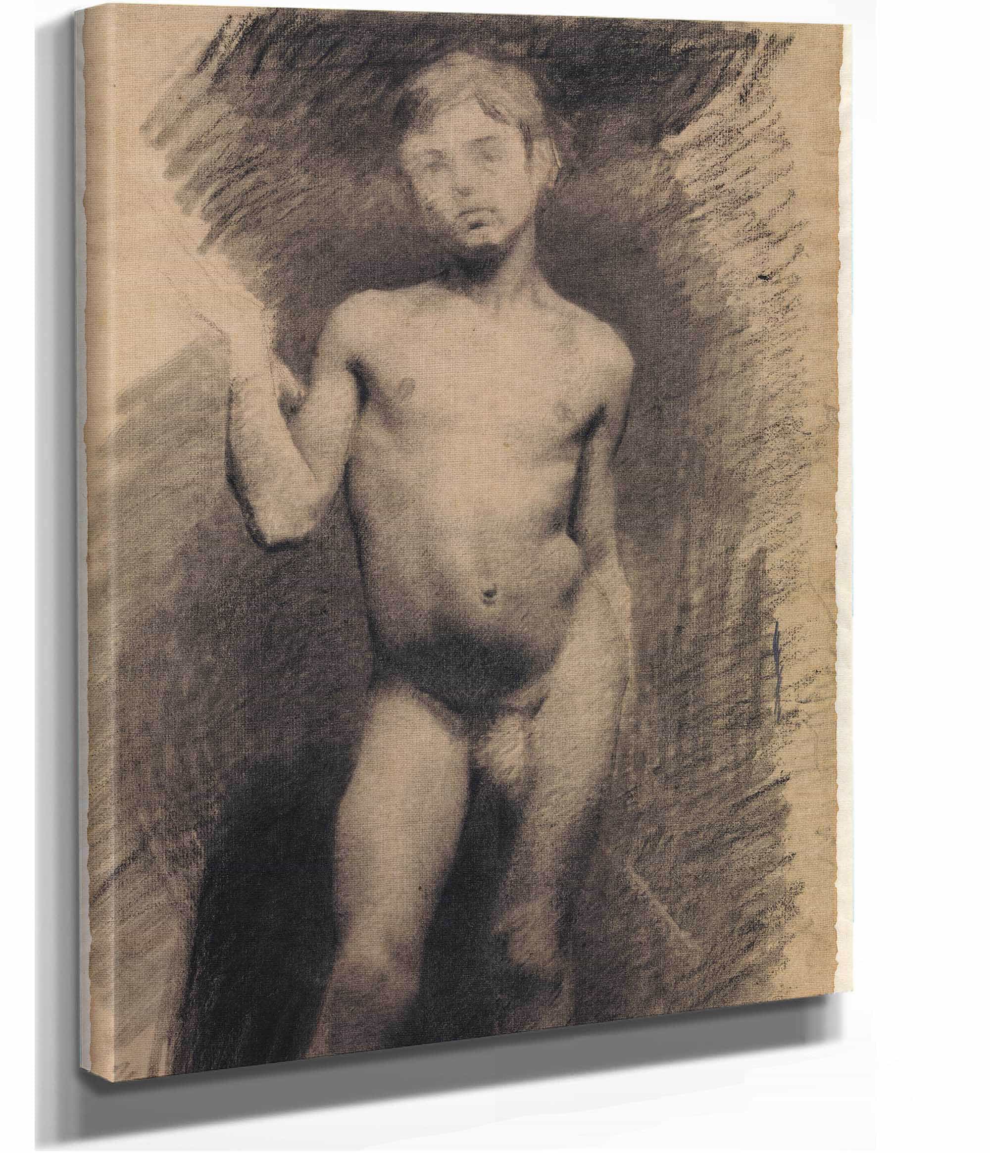 Staende Nogen Dreng Modelstudie by Vilhelm Hammershoi - Image 2