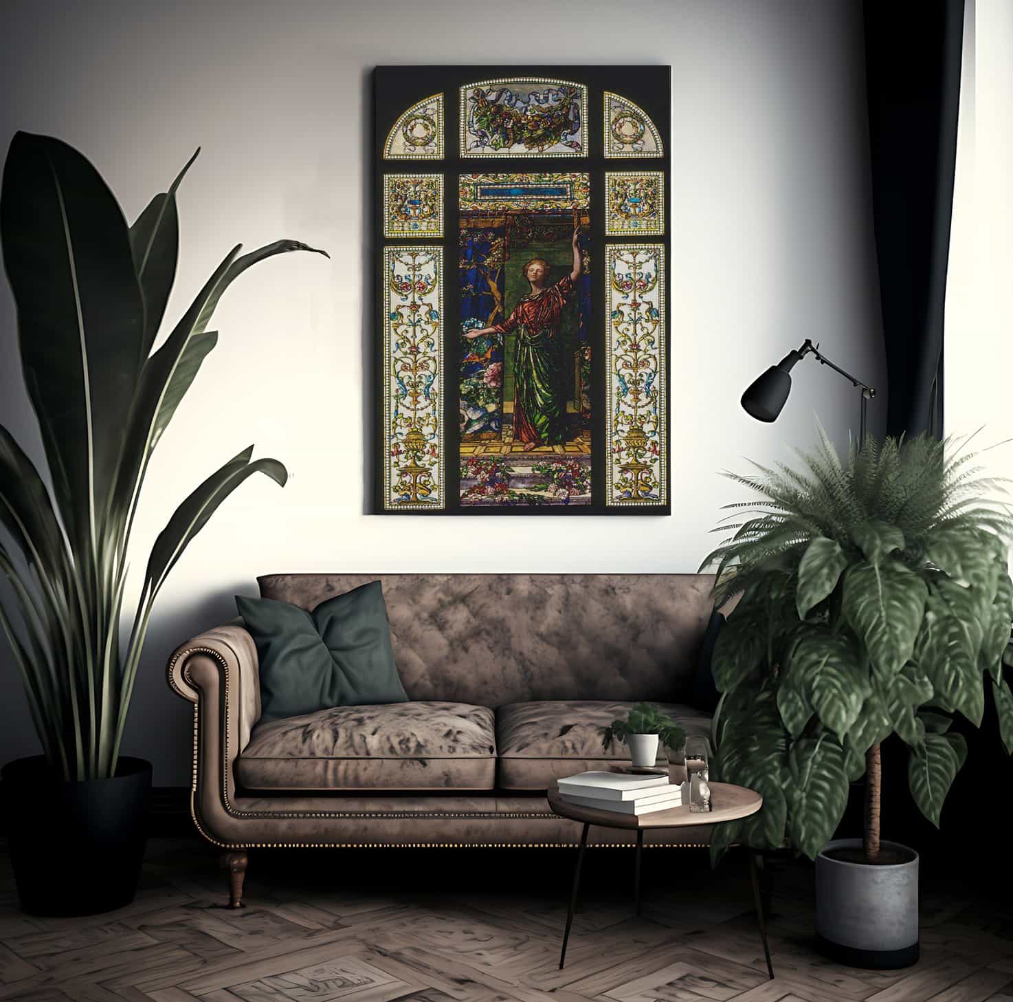 Stained Glass Window From The Mrs. George T. Bliss House New York By John La Farge - Image 2
