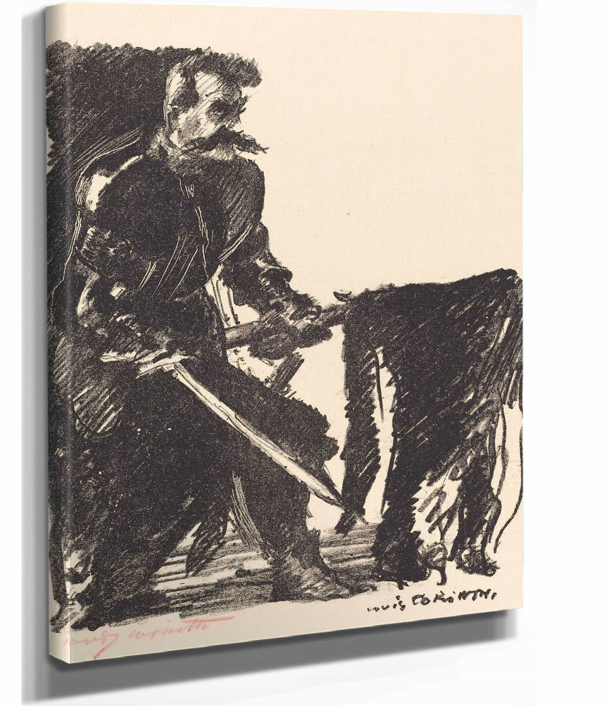 Standard Bearer Bannertrager by Lovis Corinth - Image 2