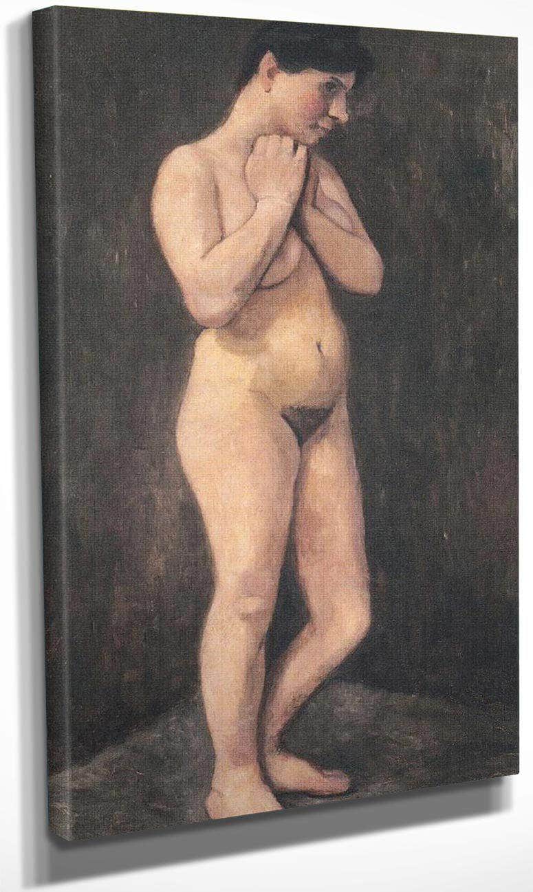 Standing Female Nude By Paula Modersohn Becker - Image 4