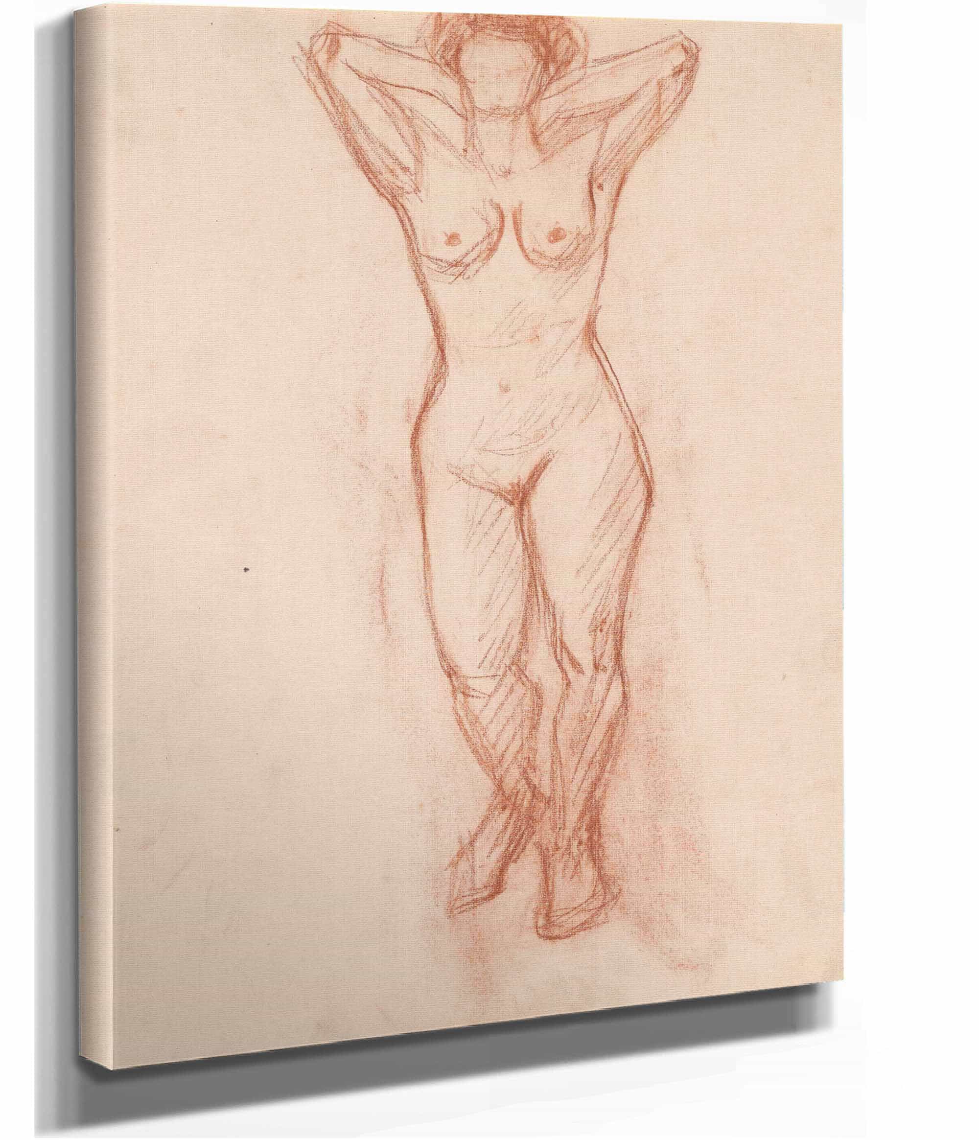Standing Nude by Jules Schmalzigaug - Image 2