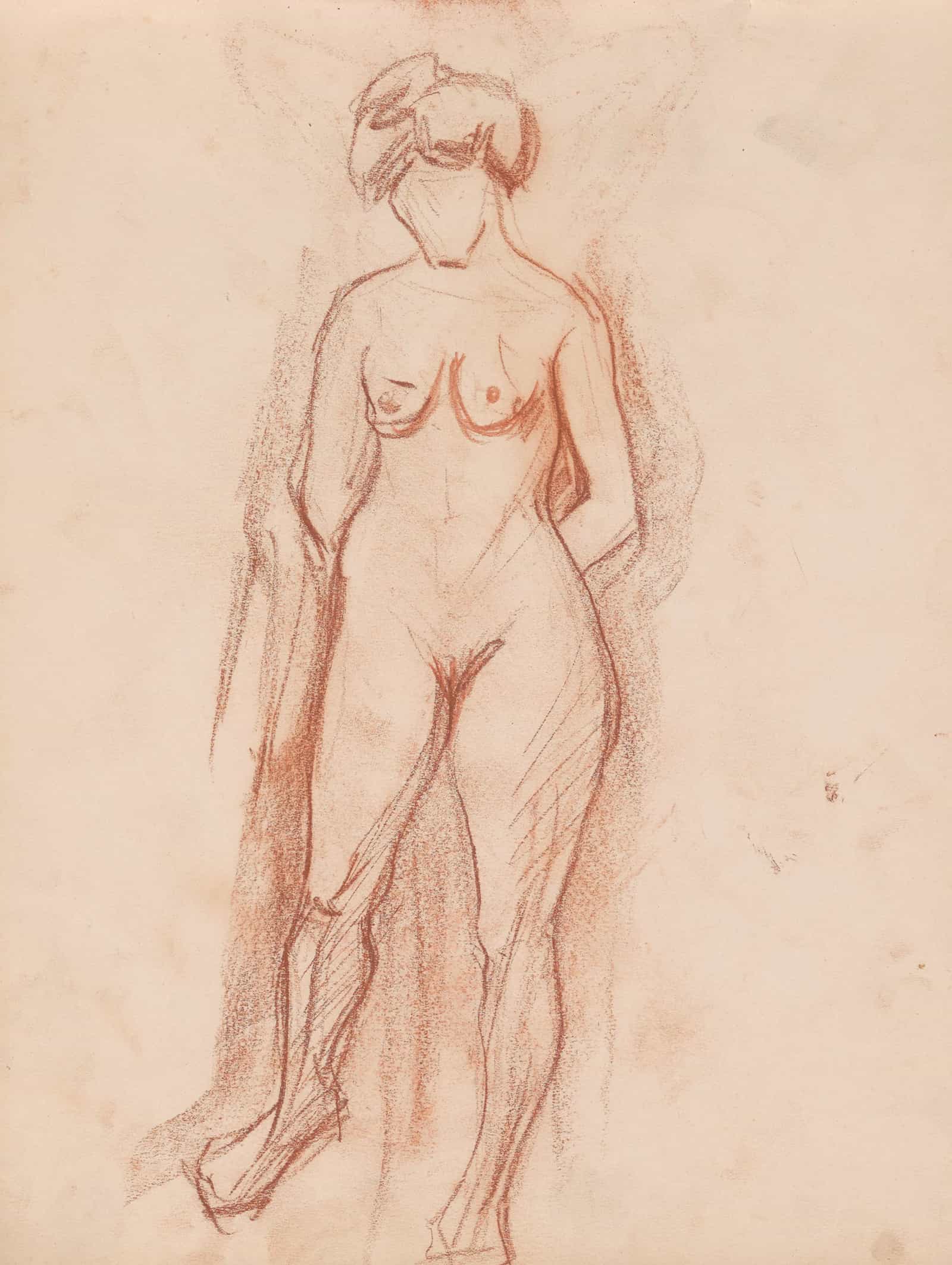 Standing Nude by Jules Schmalzigaug - Image 4