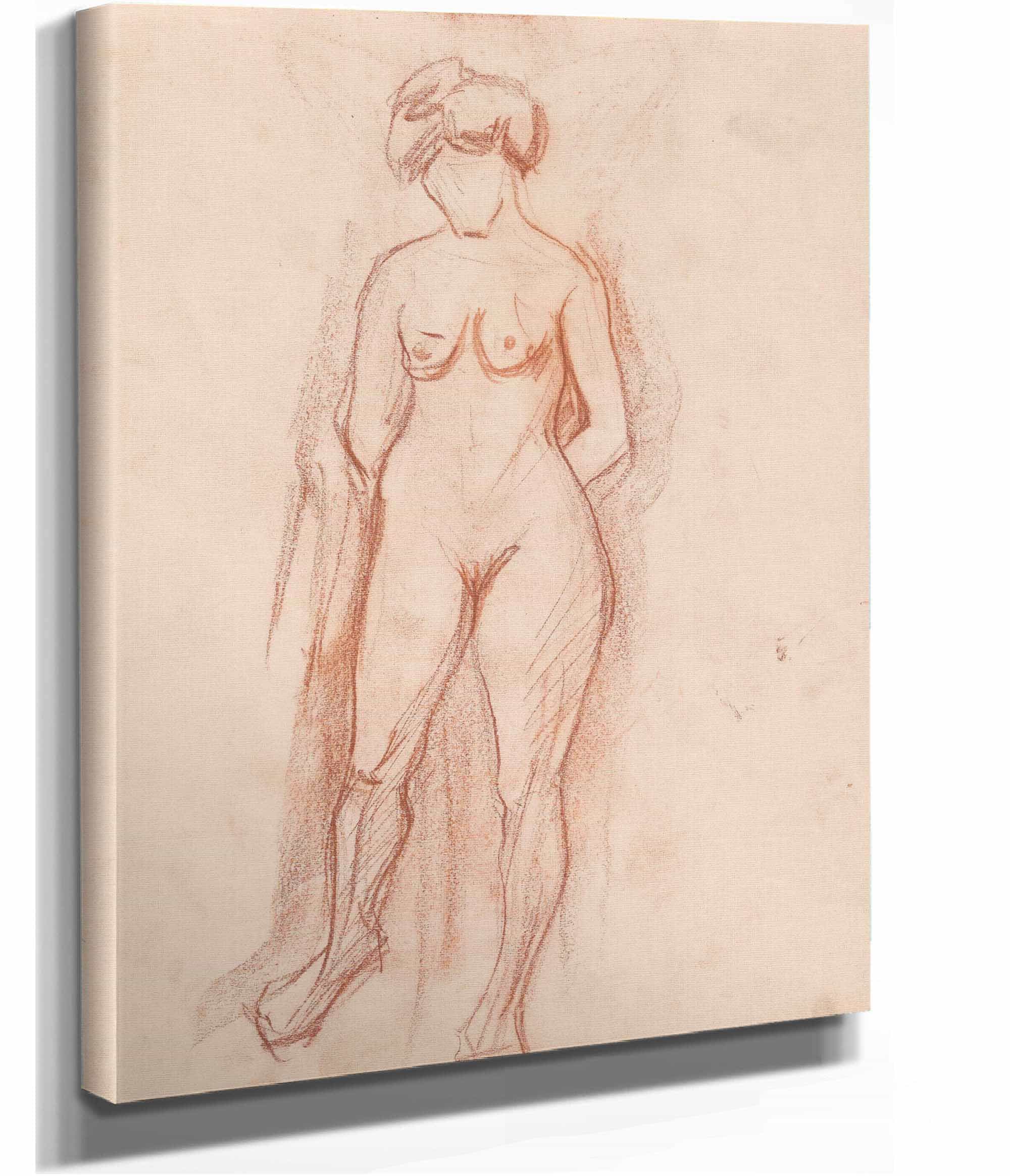 Standing Nude by Jules Schmalzigaug - Image 5