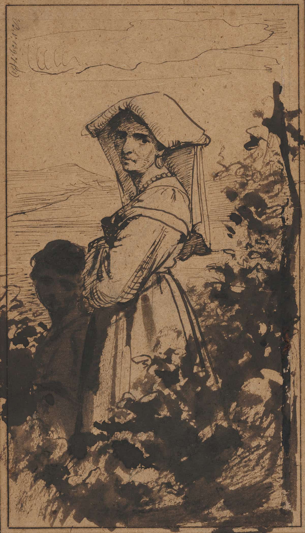 Standing Woman And Child Nd Half S by Carl Bloch - Image 3