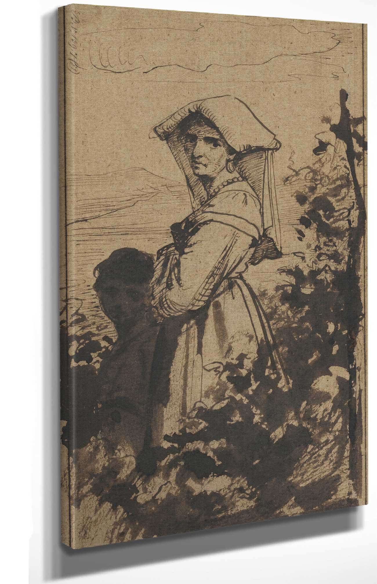 Standing Woman And Child Nd Half S by Carl Bloch - Image 4