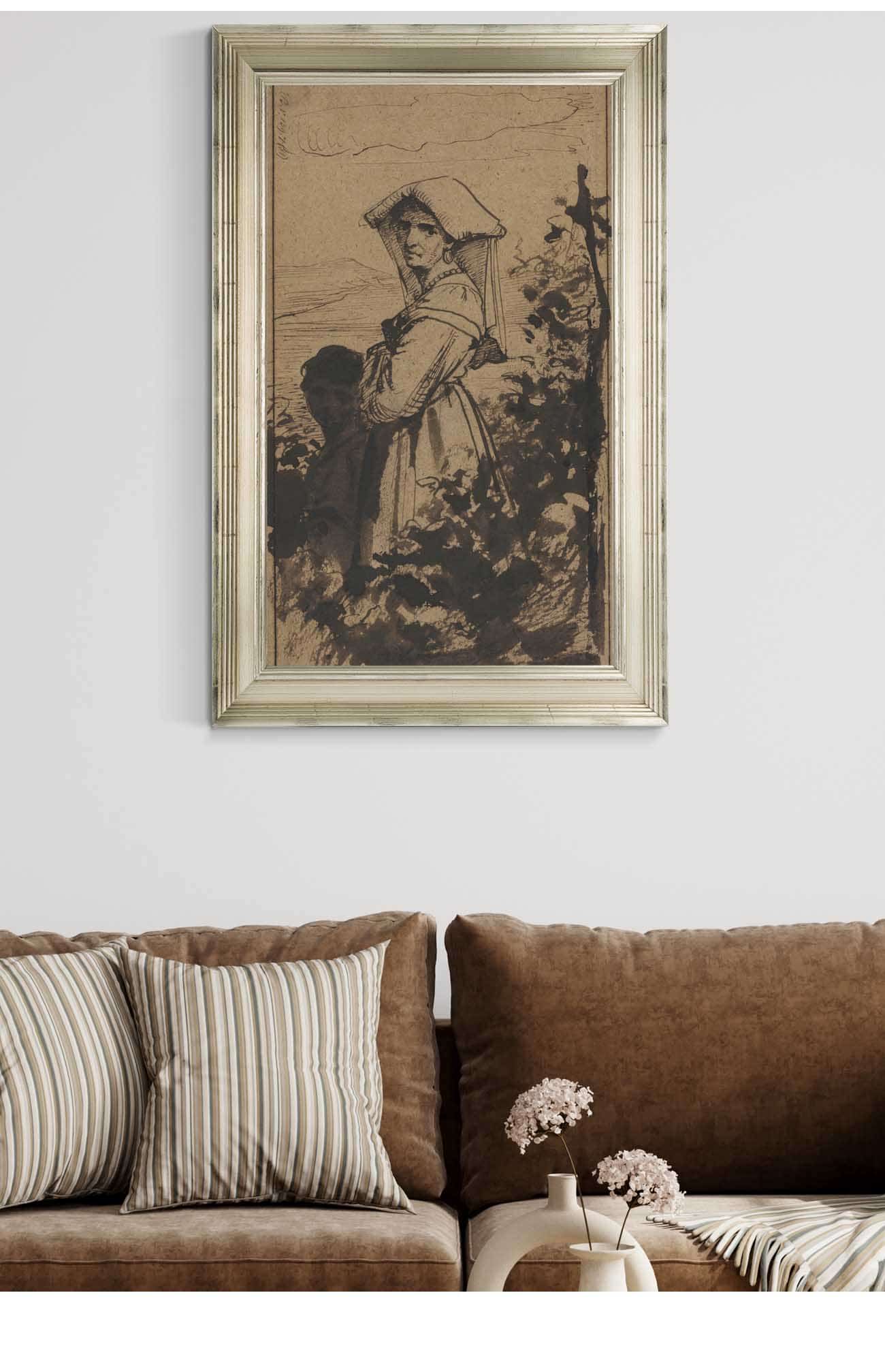 Standing Woman And Child Nd Half S by Carl Bloch - Image 5