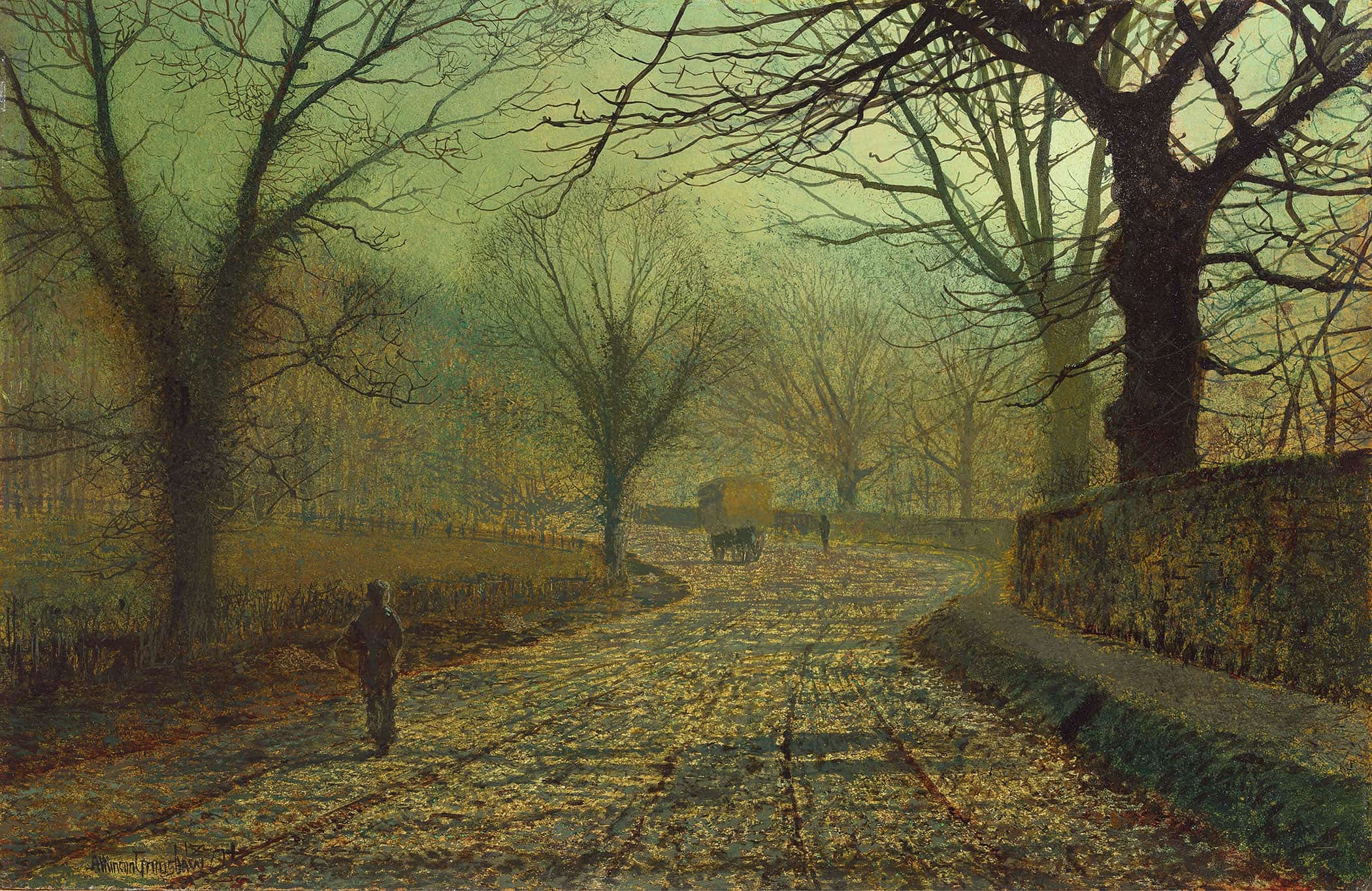 Stapleton Park Near Pontefract by John Atkinson Grimshaw - Image 2