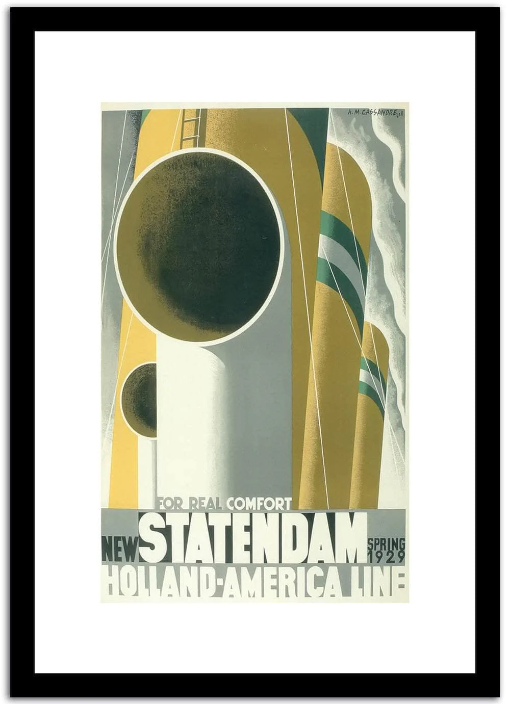 Statendam Vintage Poster