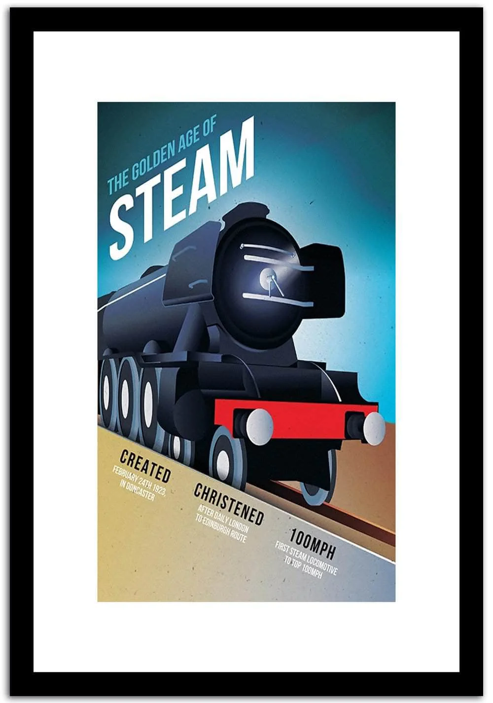 Steam Vintage Poster