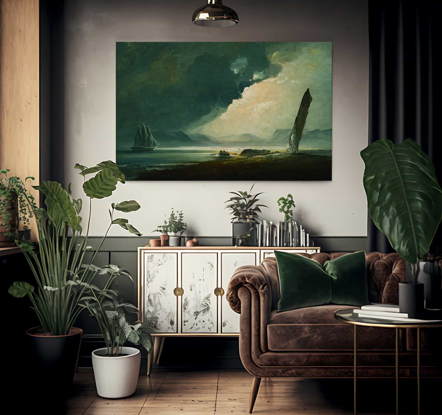 Steigen 1849 By Peder Balke - Image 2