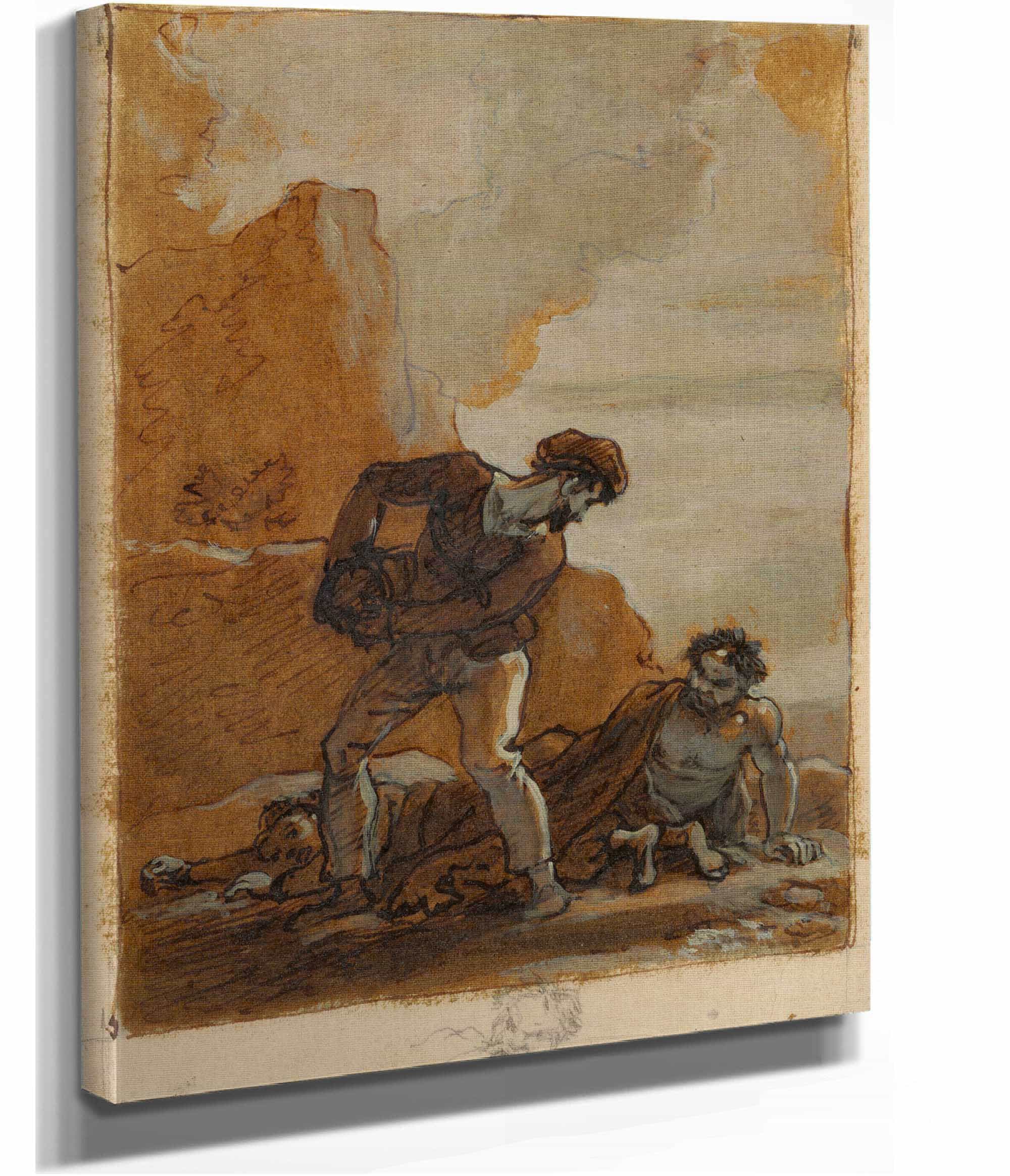 Stephano And Trinculo With Caliban by Robert Smirke - Image 2