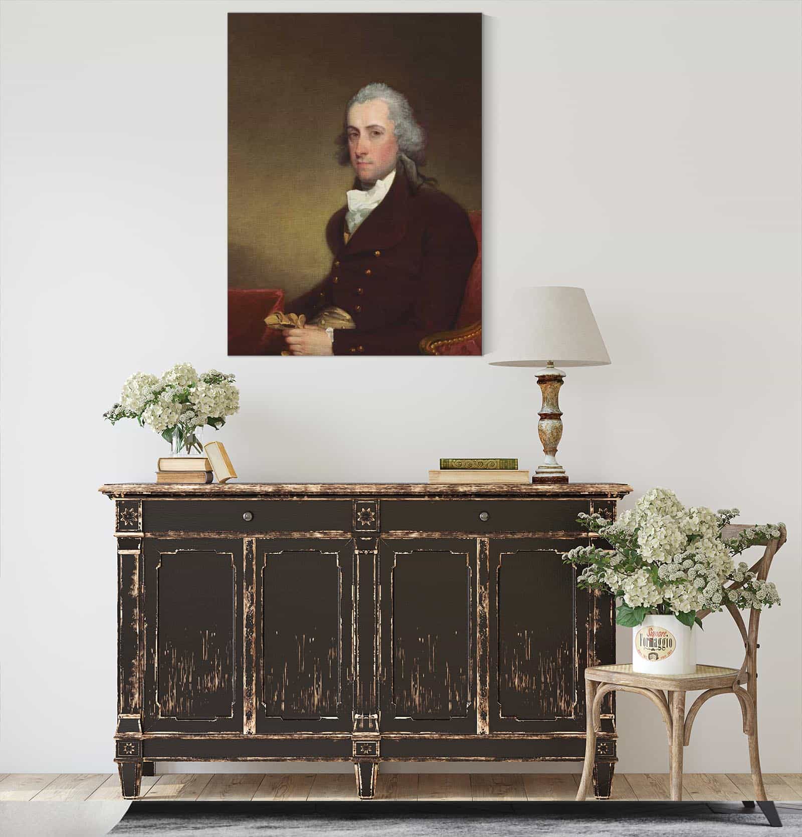 Stephen Van Rensselaer Iii by Gilbert Stuart - Image 4