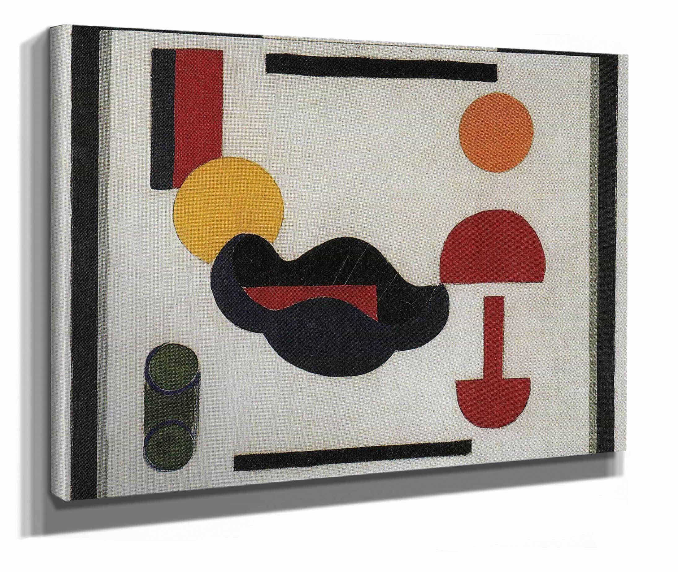 Still Life Composition V Between And by Theo Van Doesburg - Image 2