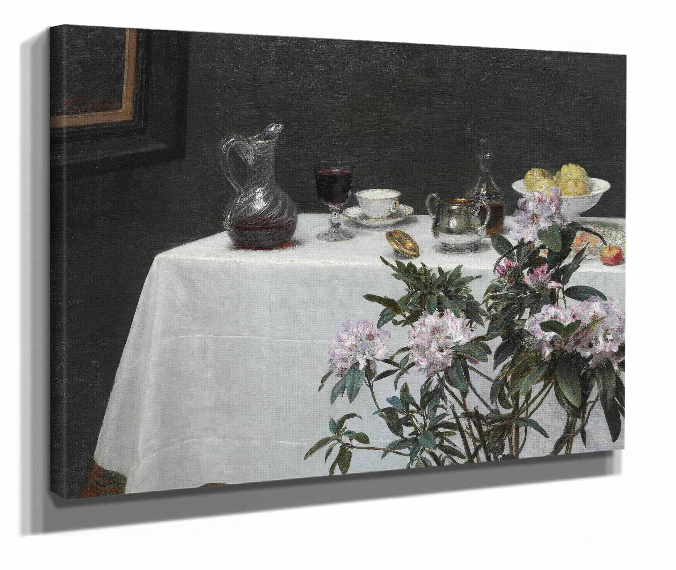 Still Life Corner Of A Table by Henri Fantin Latour - Image 2