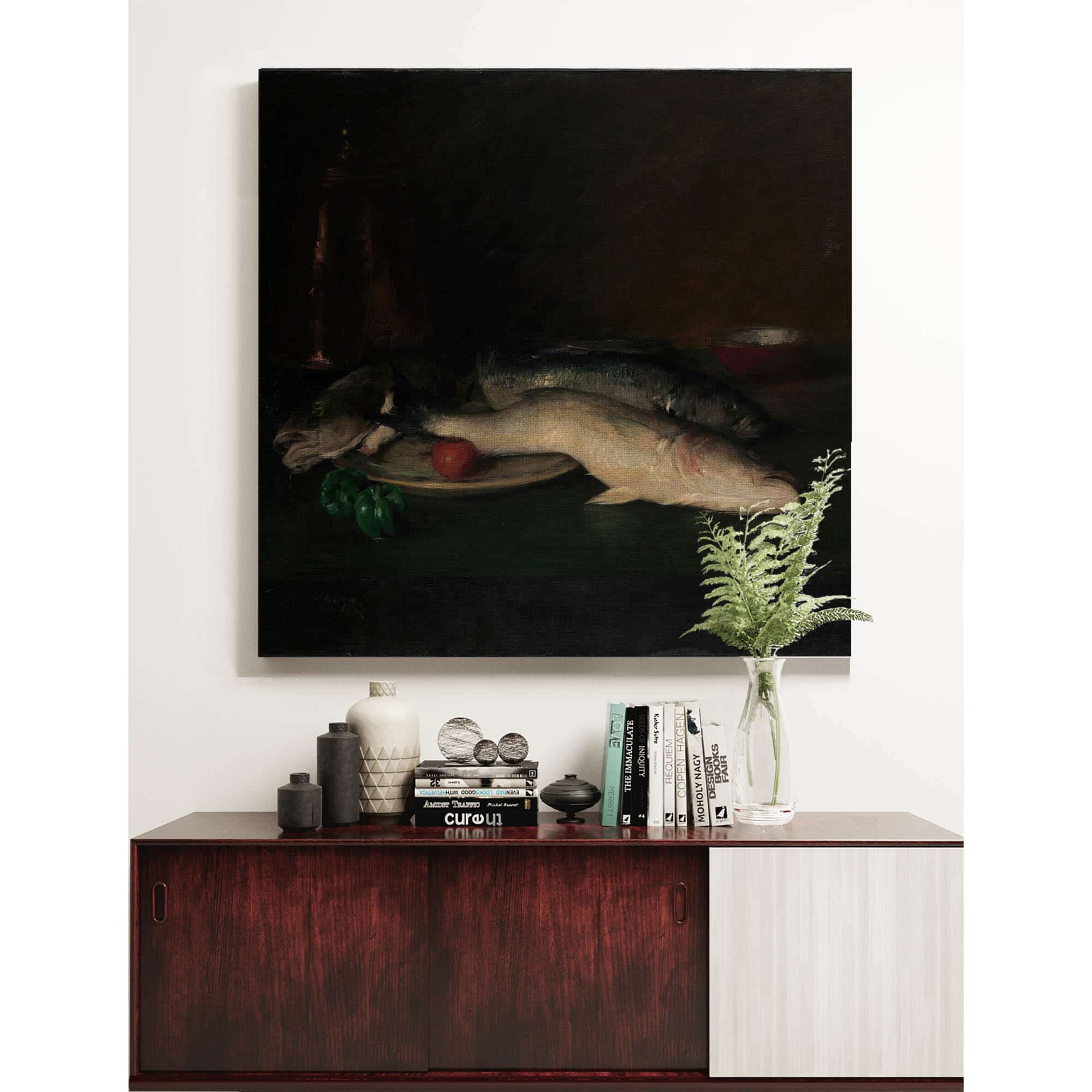 Still Life Fish by William Merritt Chase - Image 4