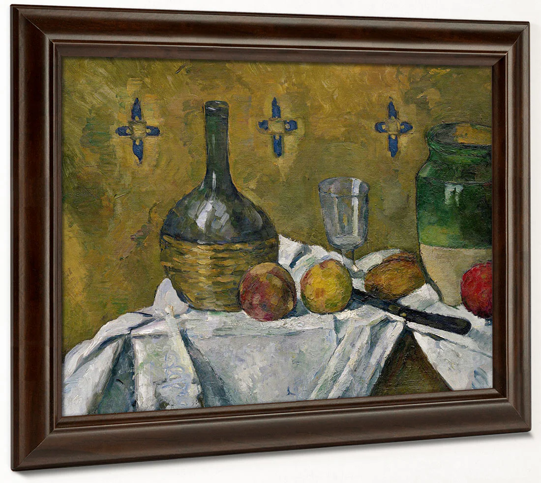 Still Life Flask, Glass And Jugs By Paul Cezanne - Image 4