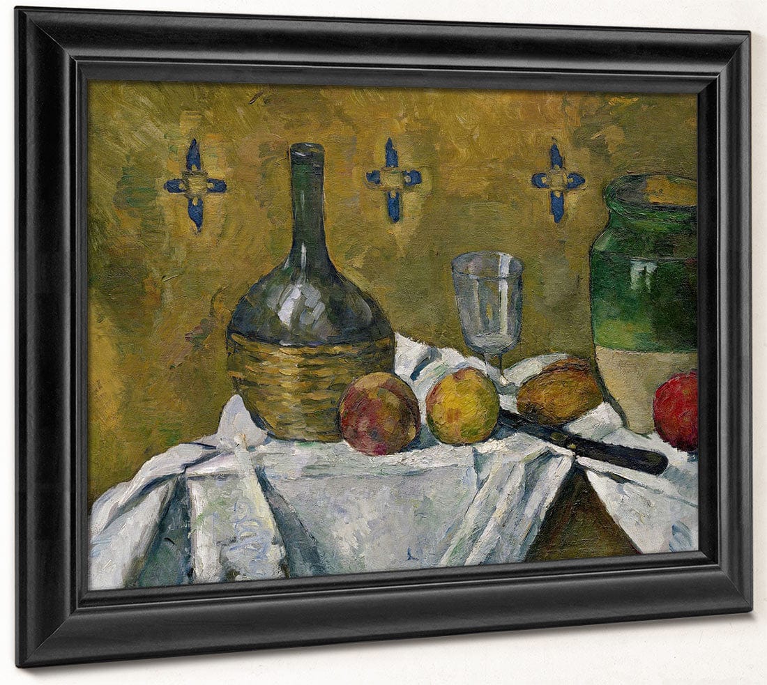 Still Life Flask, Glass And Jugs By Paul Cezanne - Image 6