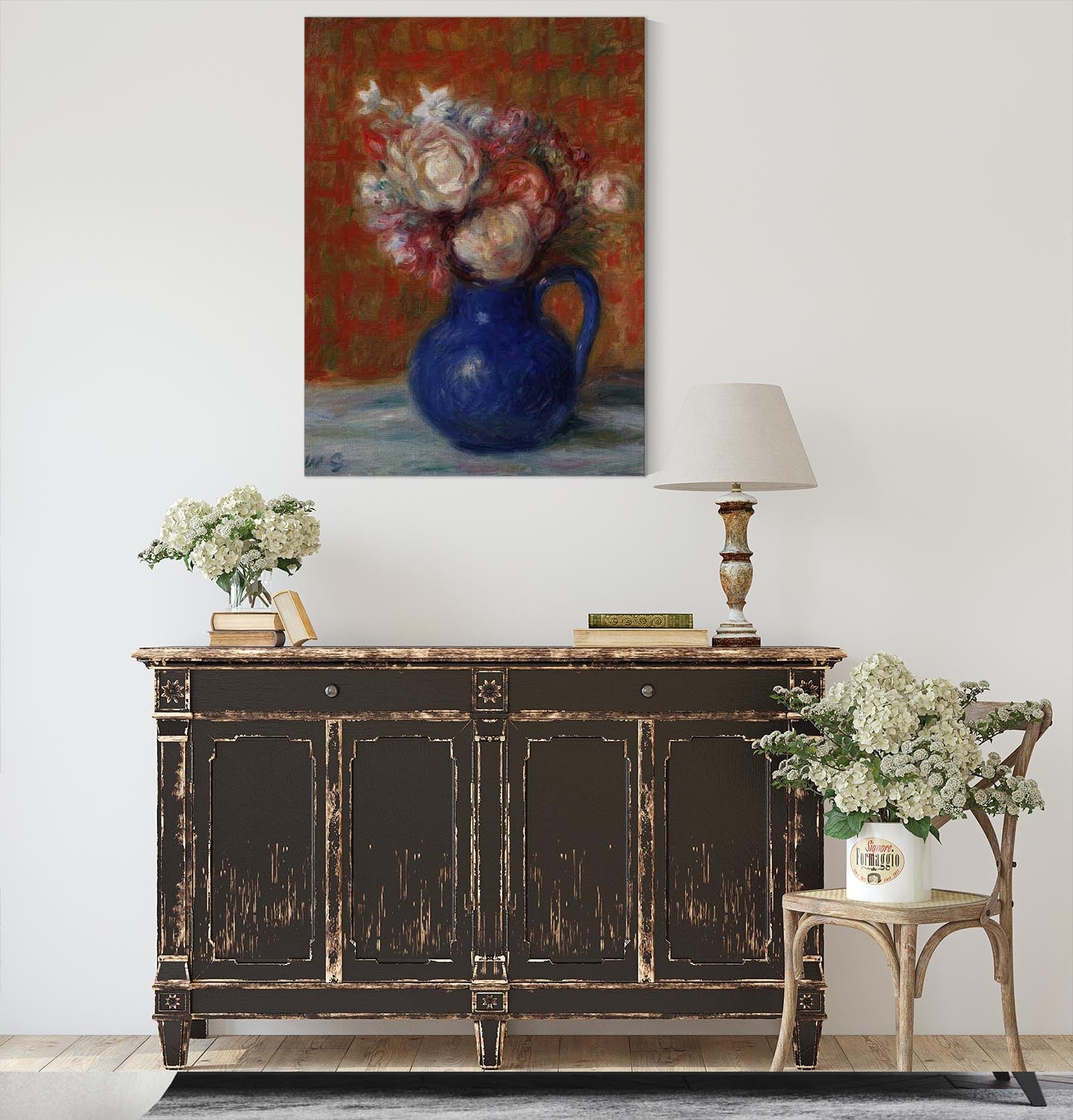 Still Life "French Bouquet" by William James Glackens - Image 6