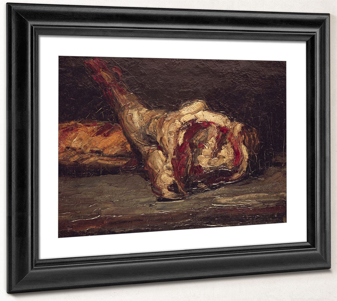 Still Life Of A Leg Of Mutton And Bread 1 By Paul Cezanne - Image 4