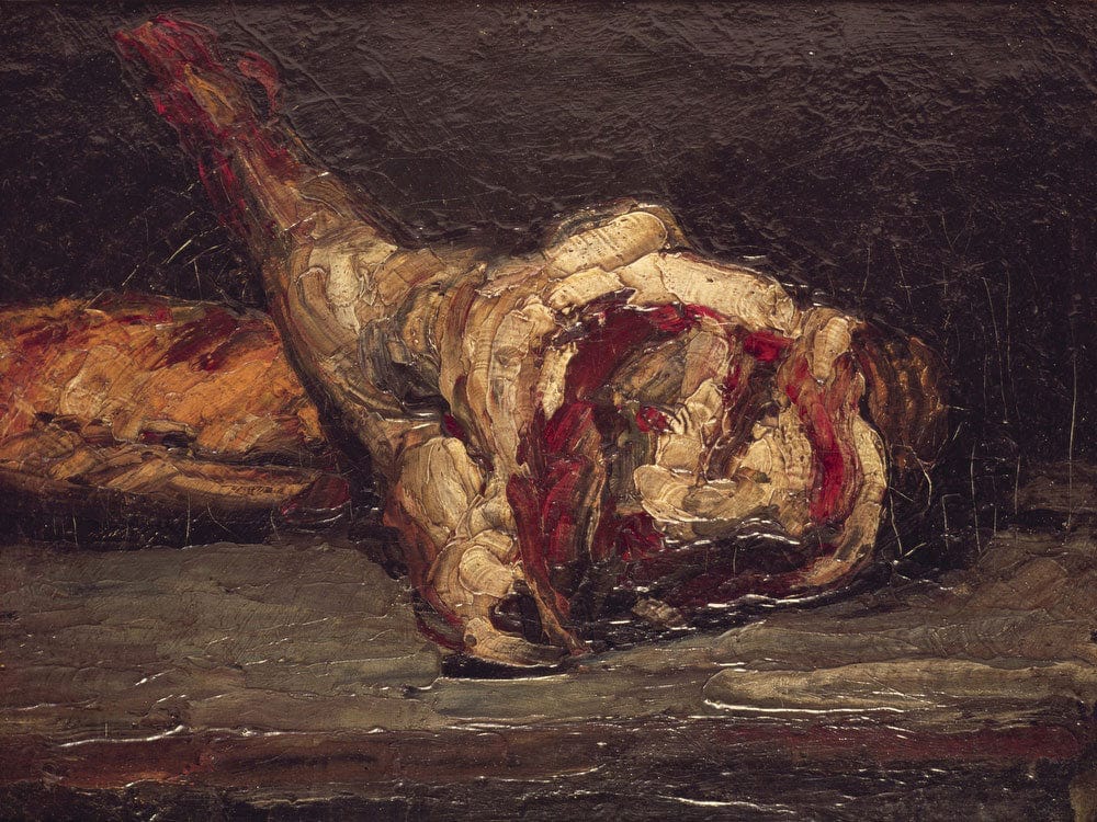 Still Life Of A Leg Of Mutton And Bread 1 By Paul Cezanne - Image 7