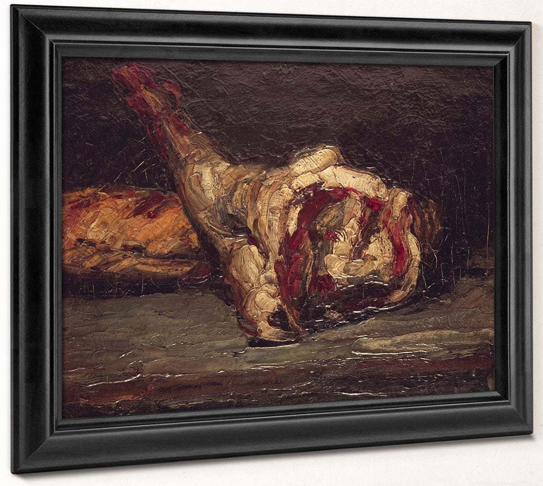 Still Life Of A Leg Of Mutton And Bread 1 By Paul Cezanne - Image 8
