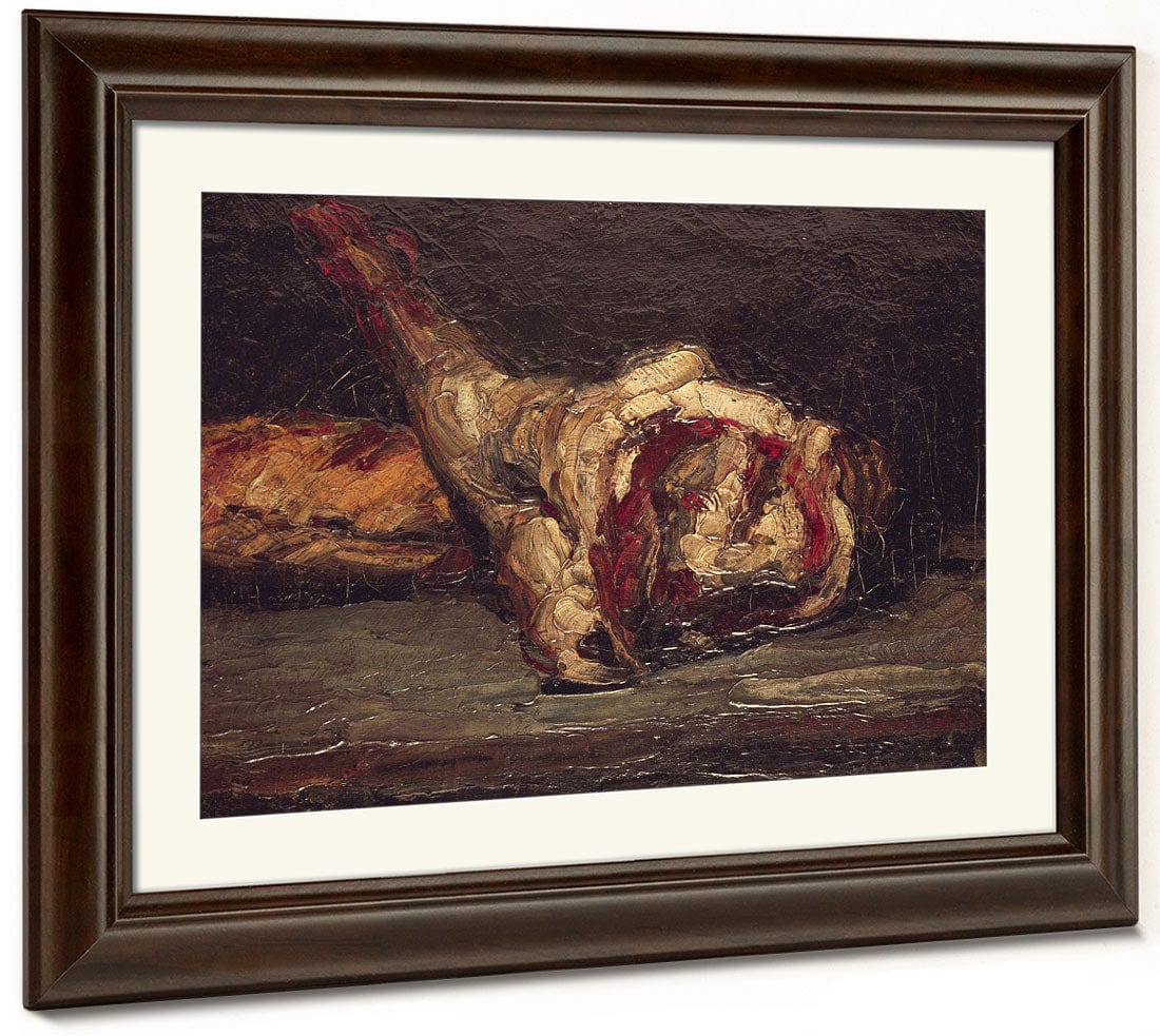 Still Life Of A Leg Of Mutton And Bread By Paul Cezanne - Image 5
