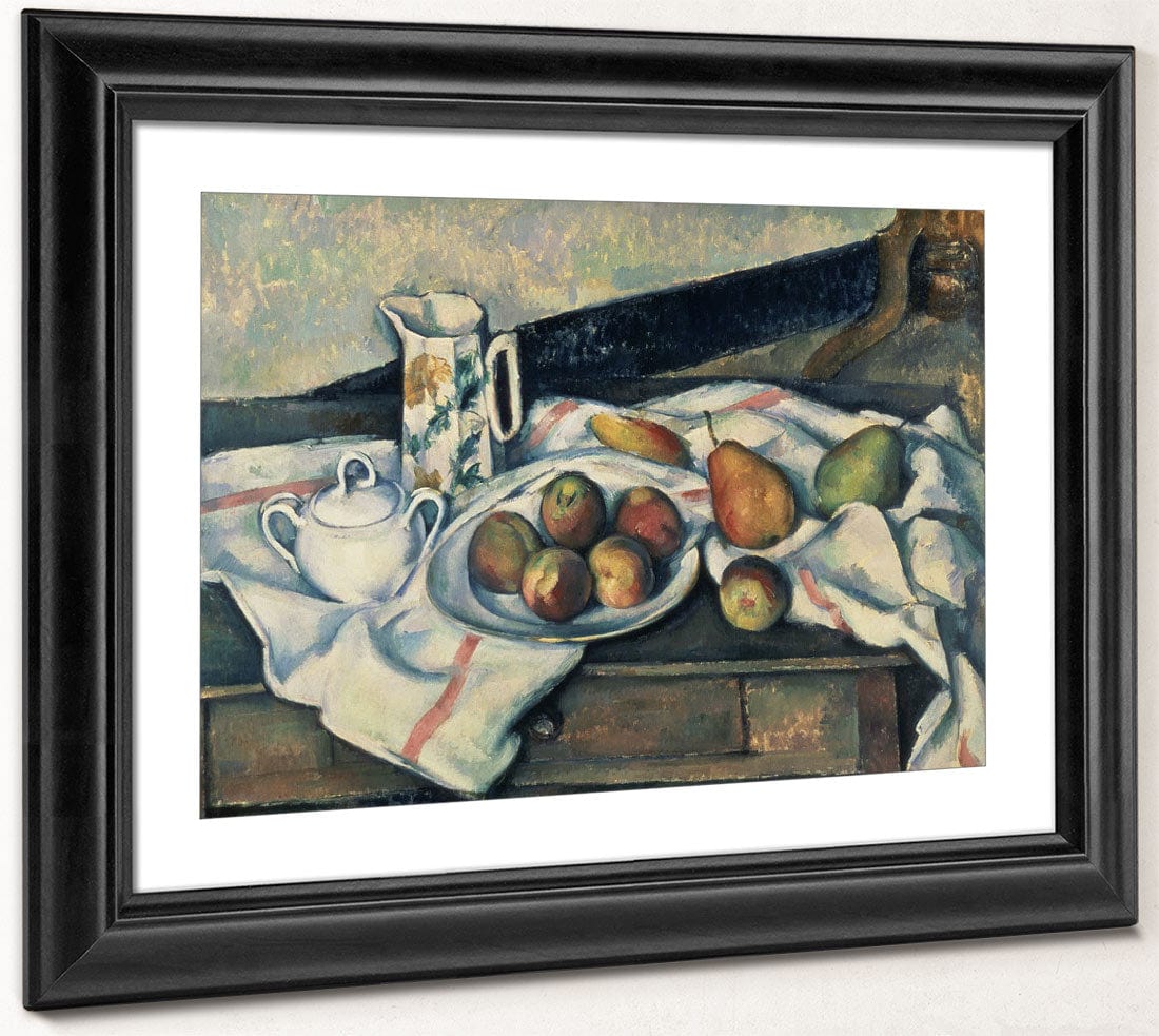 Still Life Of Peaches And Pears 1 By Paul Cezanne - Image 4