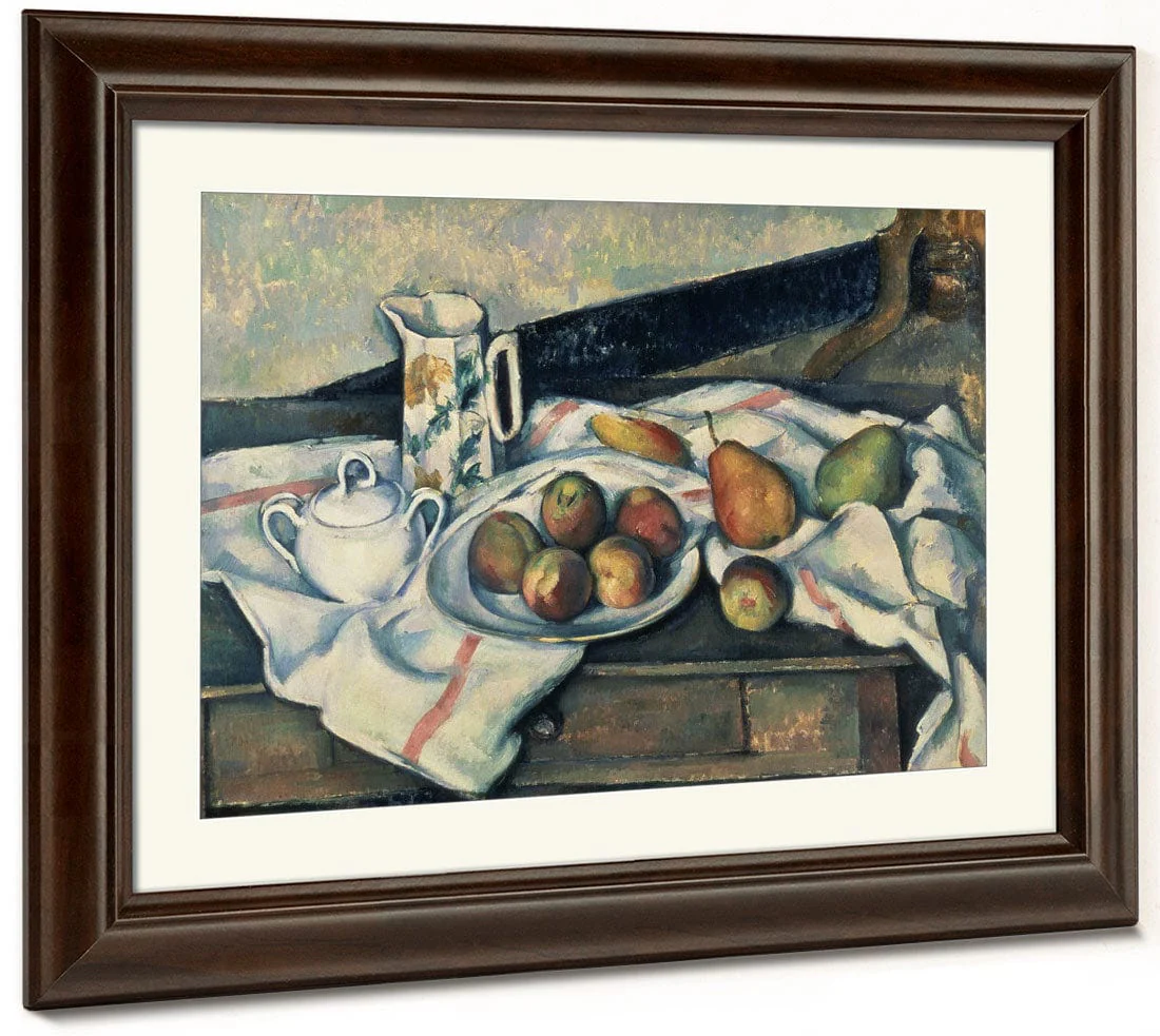 Still Life Of Peaches And Pears 1 By Paul Cezanne - Image 5