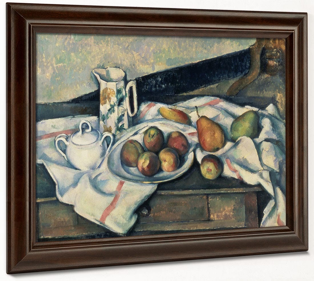 Still Life Of Peaches And Pears 1 By Paul Cezanne - Image 6