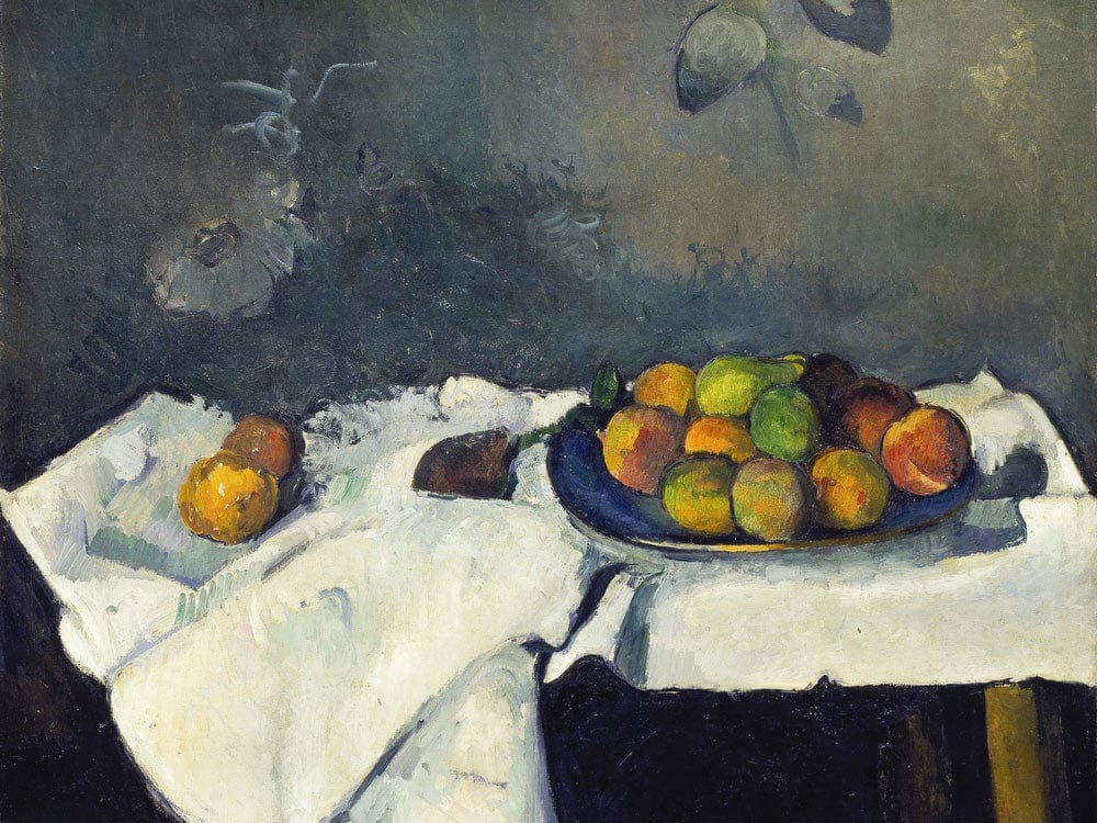 Still Life Plate Of Peaches By Paul Cezanne - Image 7