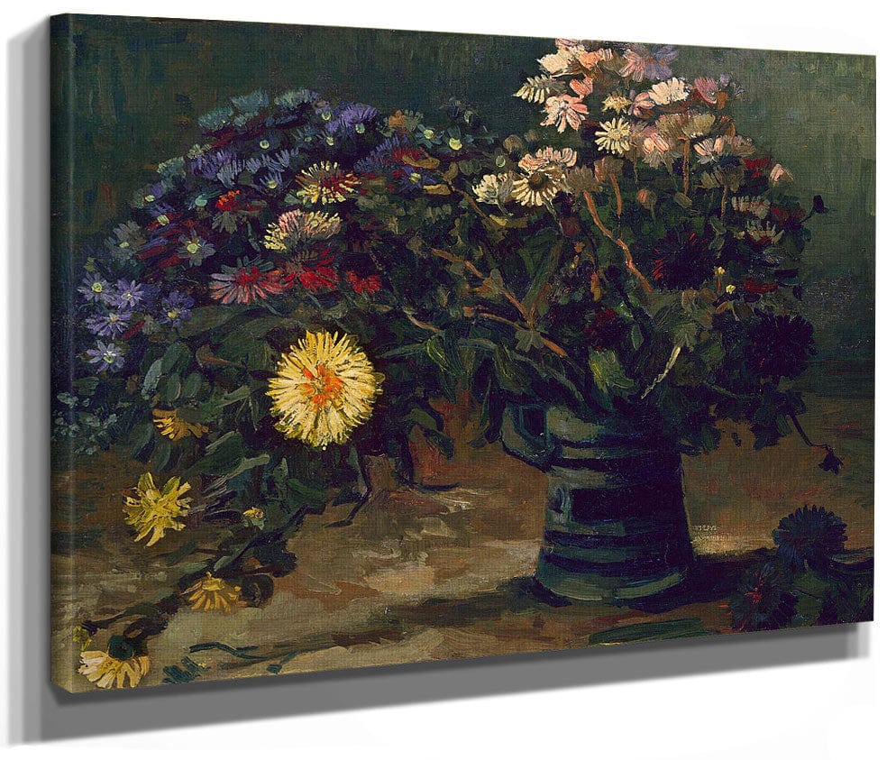 Still Life With A Bouquet Of Daisies By Vincent Van Gogh
