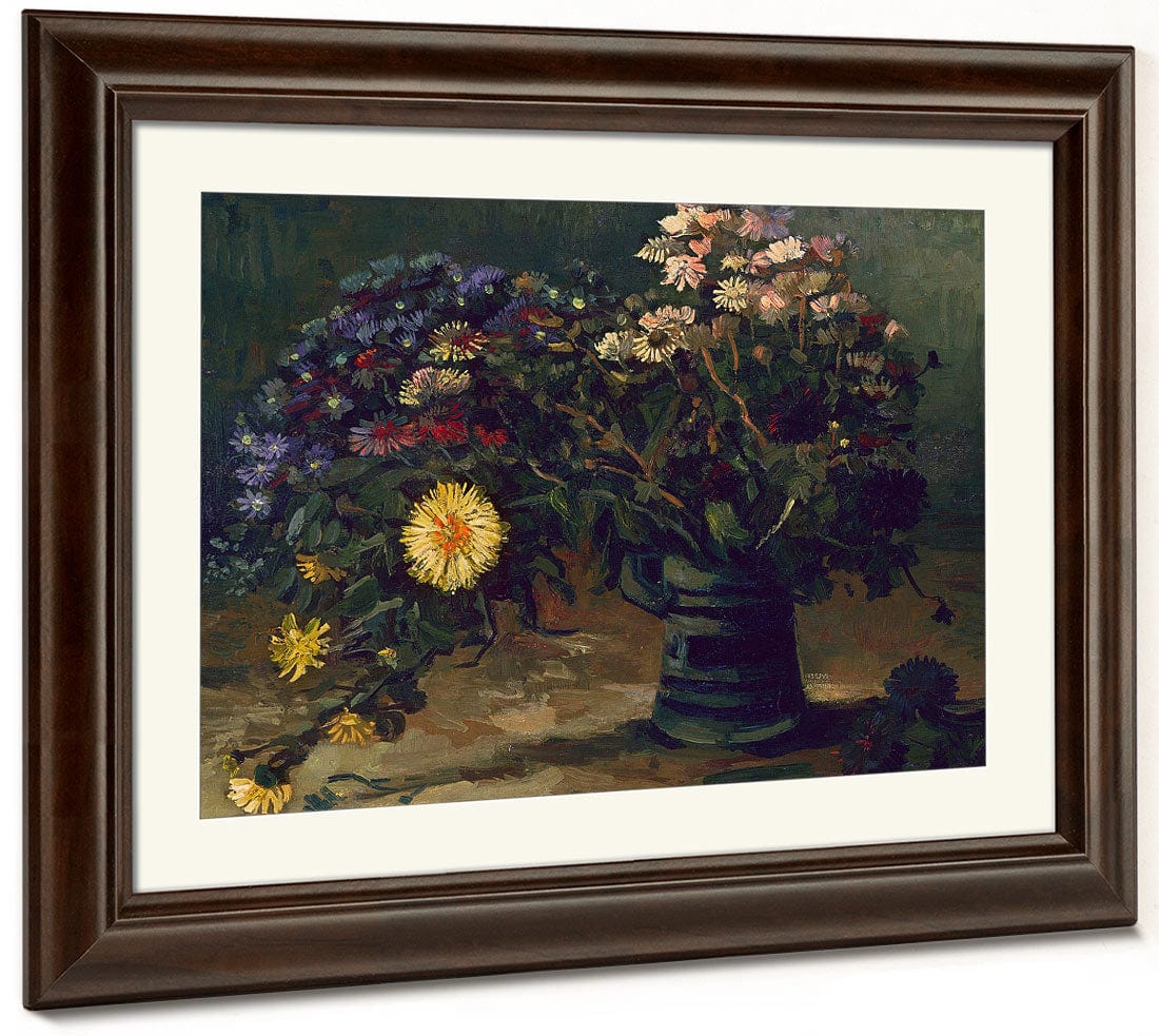 Still Life With A Bouquet Of Daisies By Vincent Van Gogh - Image 5