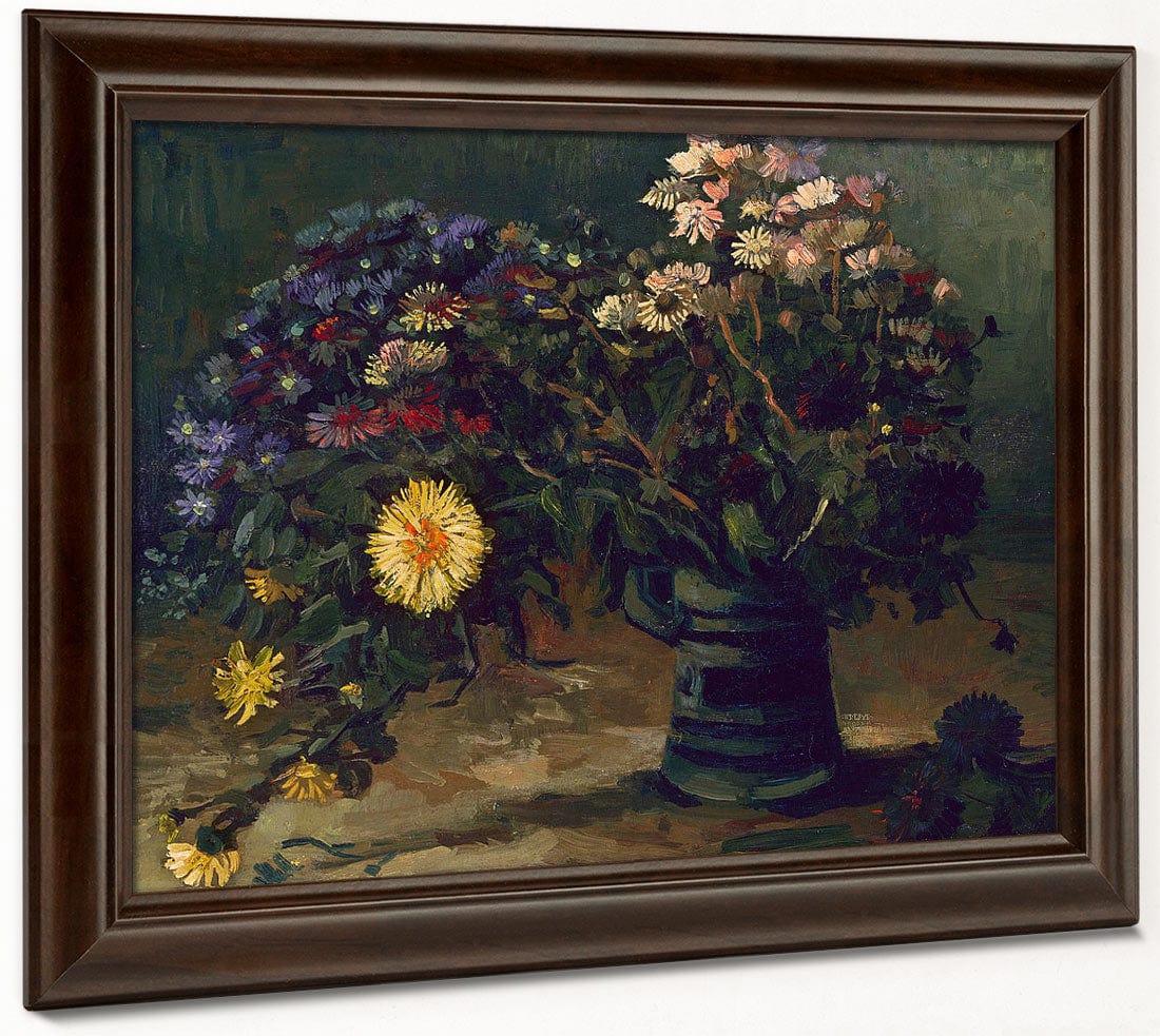 Still Life With A Bouquet Of Daisies By Vincent Van Gogh - Image 6